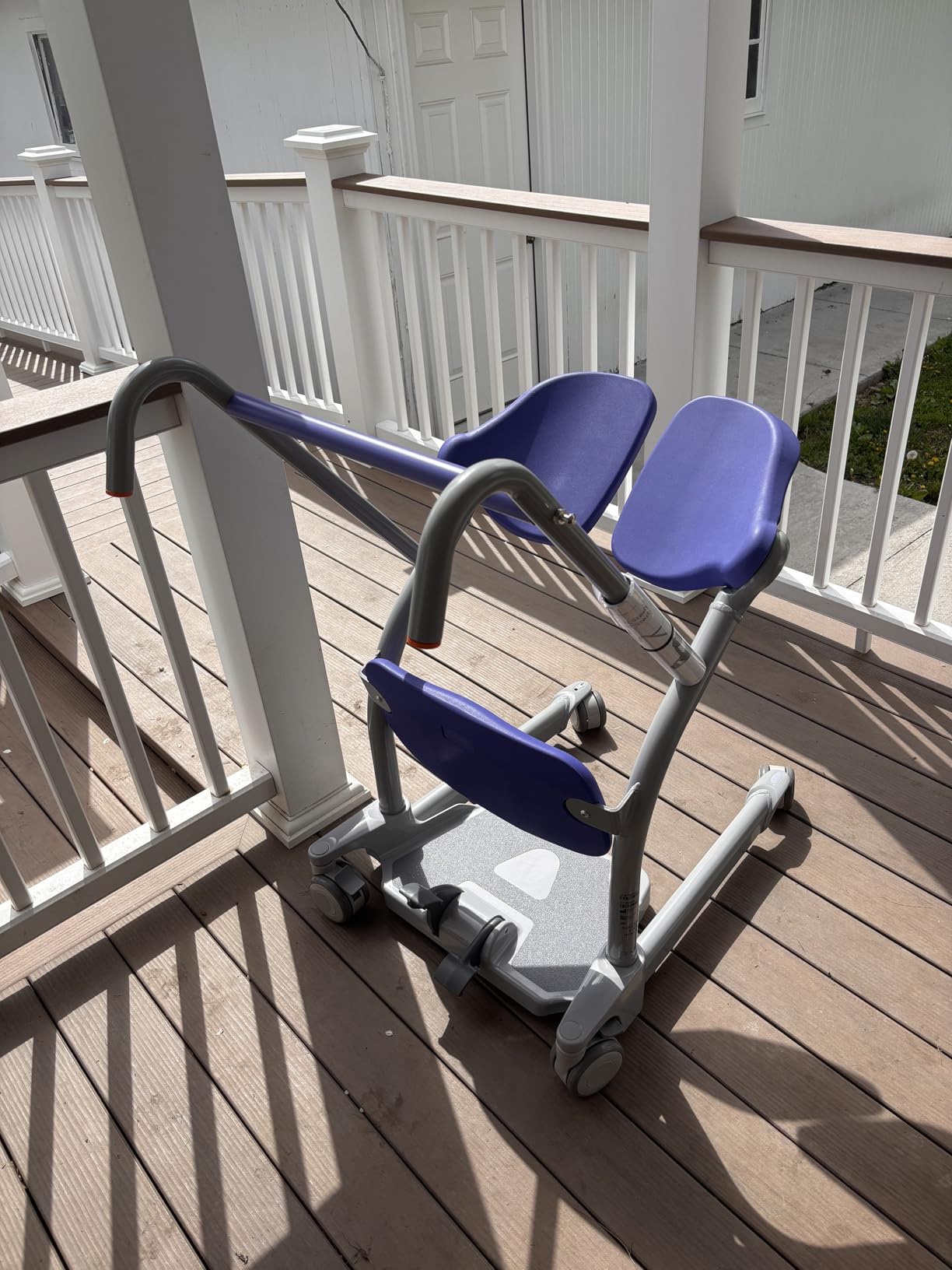 Arjohuntleigh Compact Sara Stedy Sit to Stand Manual Patient Lift Aid | Fully Assembled Elderly Assistance Products | Holds up to 400 Pounds | Intended for Users 4'6