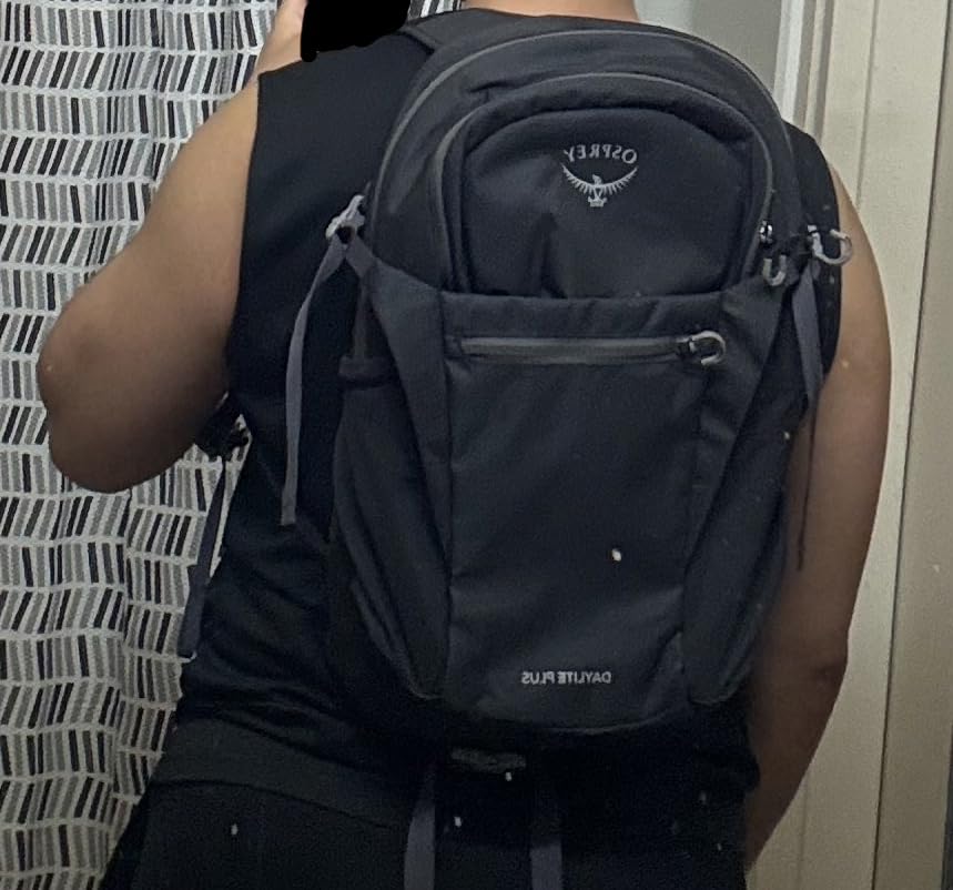 Osprey Daylite Plus Commuter Backpack - Lightweight, Everyday Pack with Laptop Sleeve and Water Bottle Pockets - Ideal for Work, School, and Travel with Versatile Storage Options, Black customer photo 1