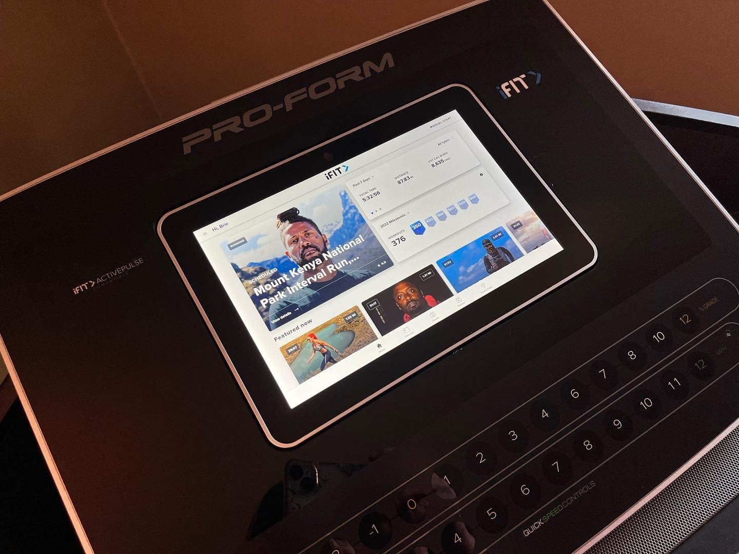 ProForm Pro 2000: Smart Treadmills for Walking and Running with SpaceSaver Design customer photo 2