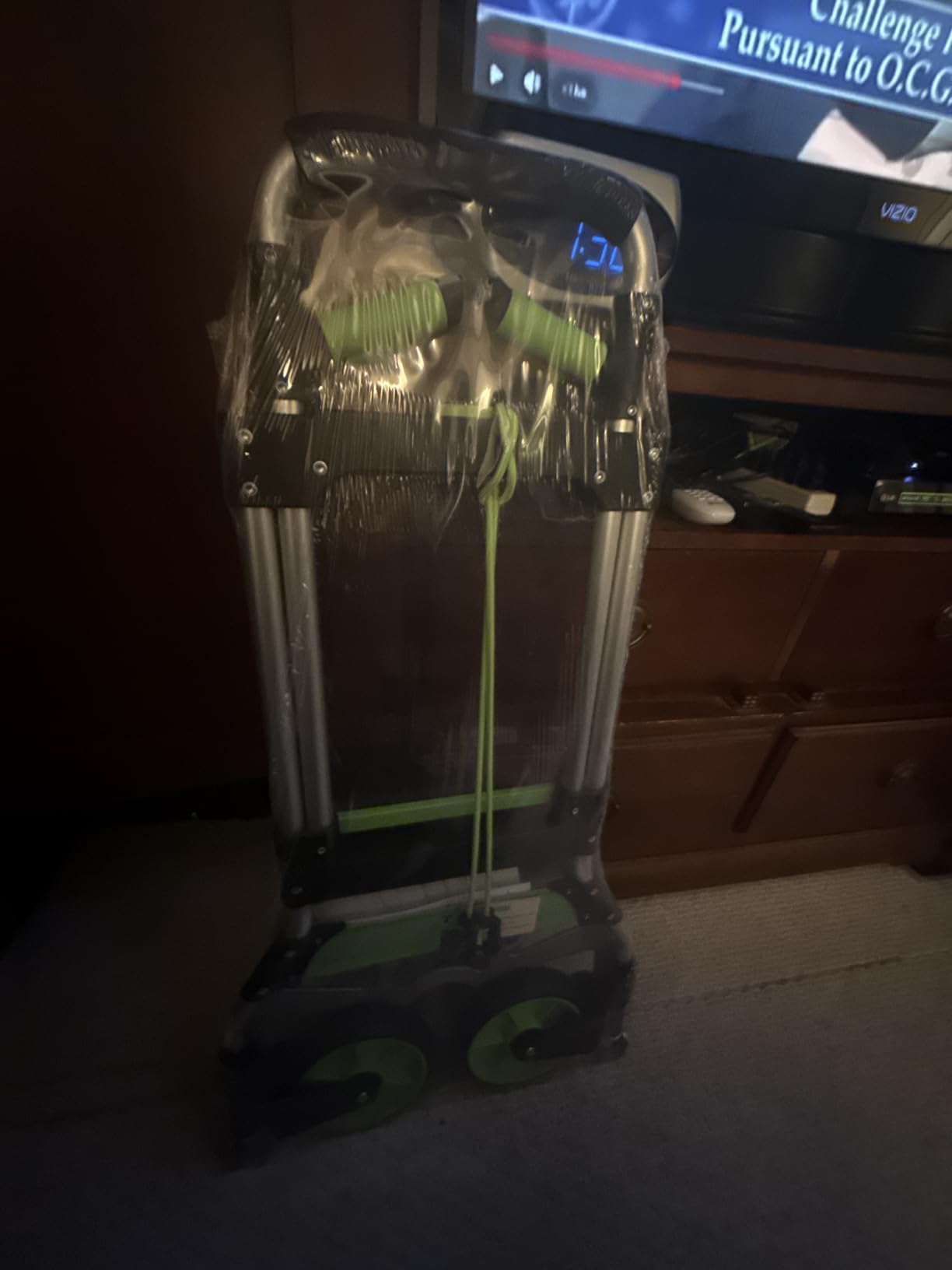 Leeyoung Folding Hand Truck and Dolly, 309 lb Capacity Aluminum Portable Cart with Telescoping Handle and PP+EVA Wheels customer photo 1