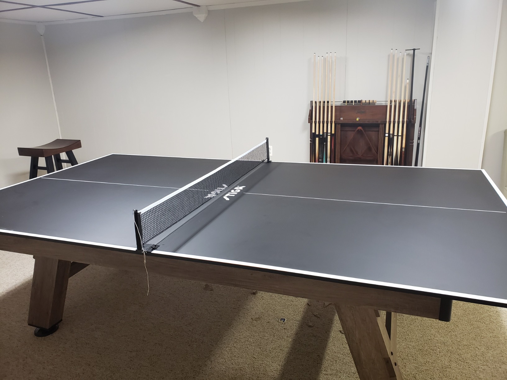 STIGA Premium Table Tennis Conversion Top - Ping Pong Pool Table Toppers with Net - Regulation Size - 2 Piece and 4 Piece Available customer photo 2