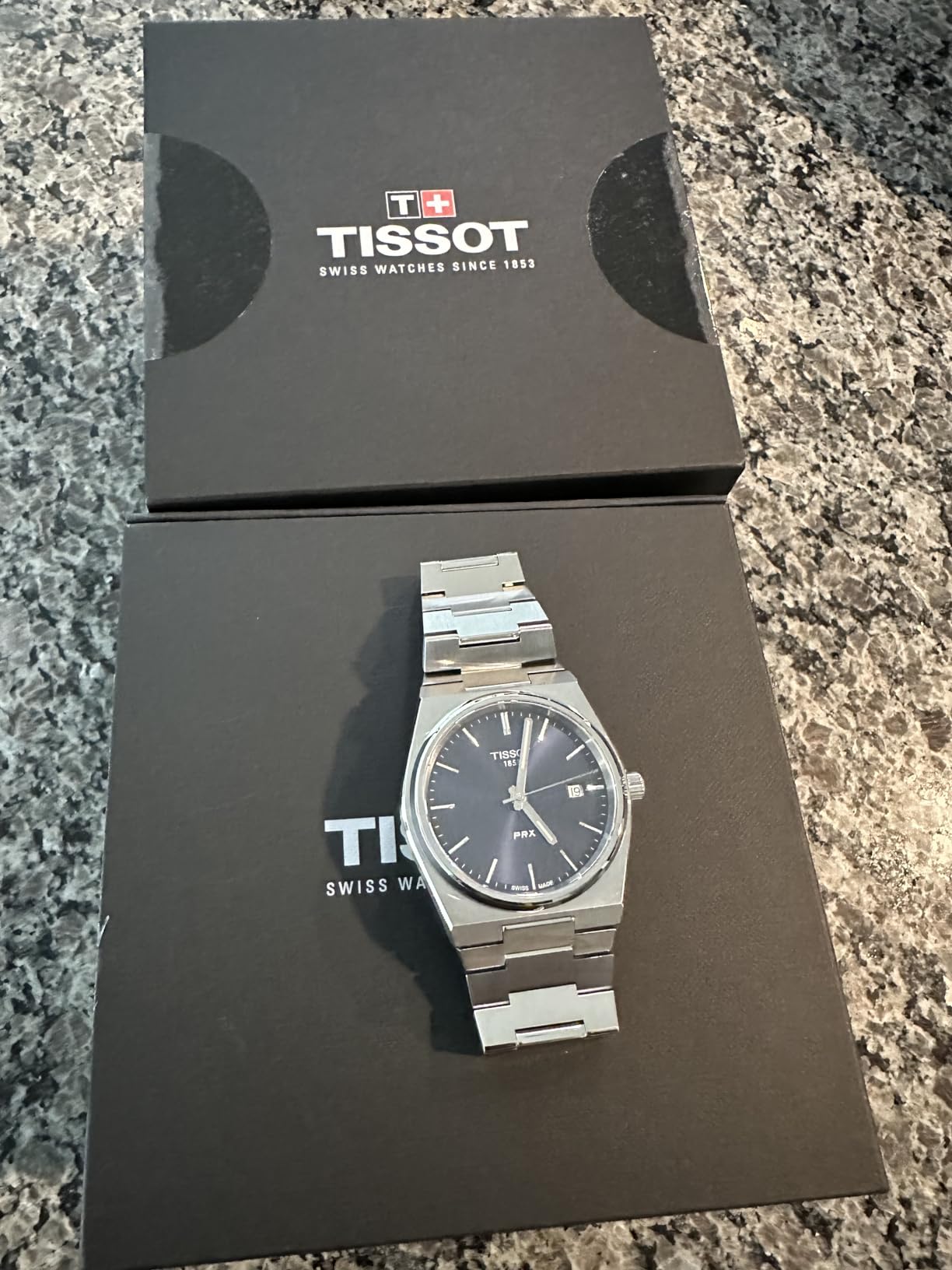 Tissot Men's PRX 316L Stainless Steel Case Dress Watch Grey T1374101104100 customer photo 2