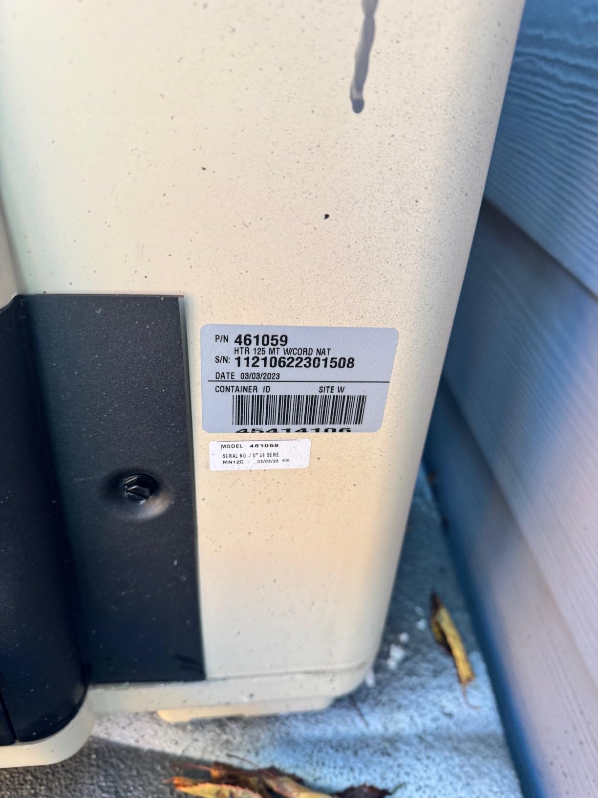 Pentair EC-462024 MasterTemp Natural Gas 125K BTU Heater - Limited Warranty customer photo 1