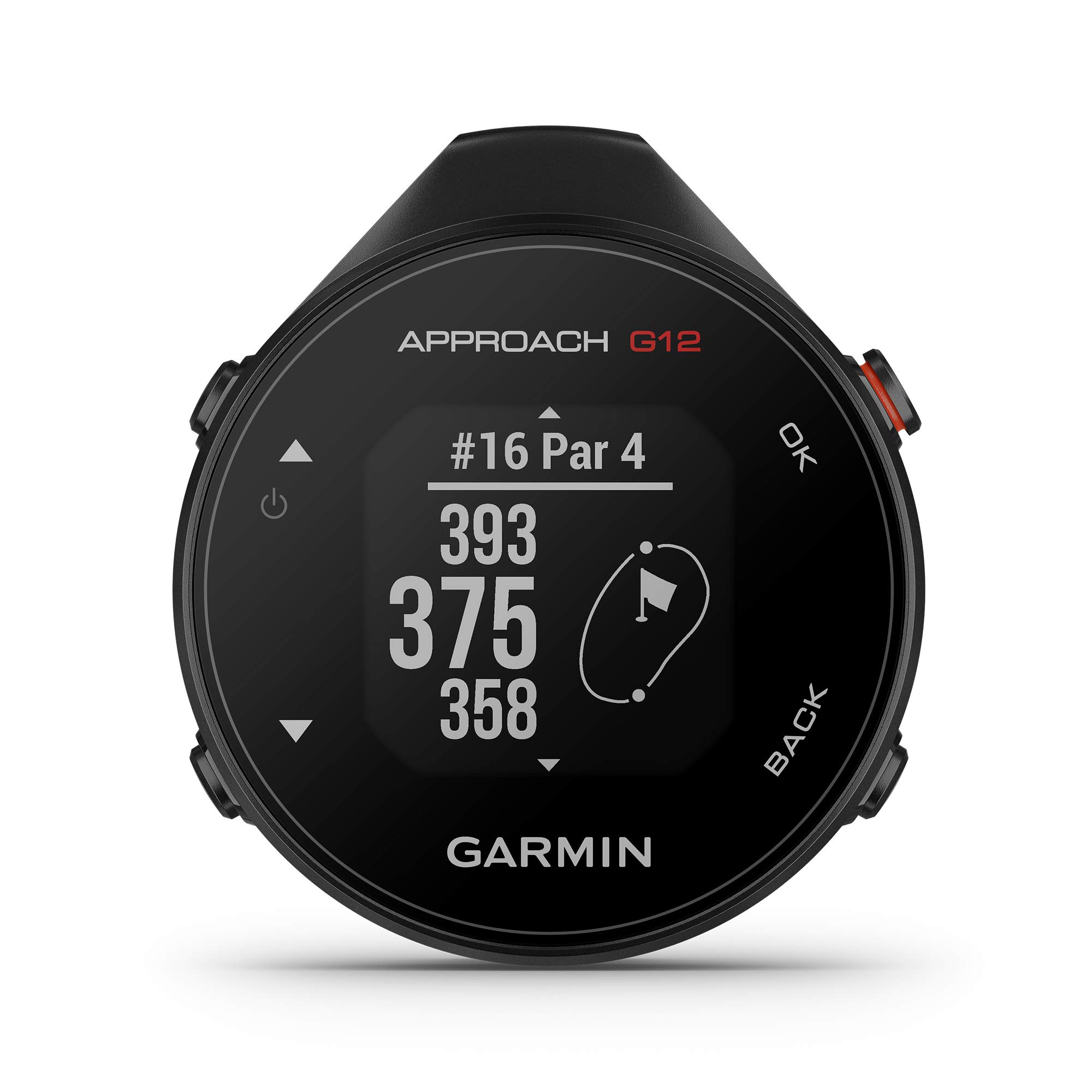 Garmin Approach G12, Clip-on Golf GPS Rangefinder, 42k+ Preloaded Courses, 010-02555-00 customer photo 1