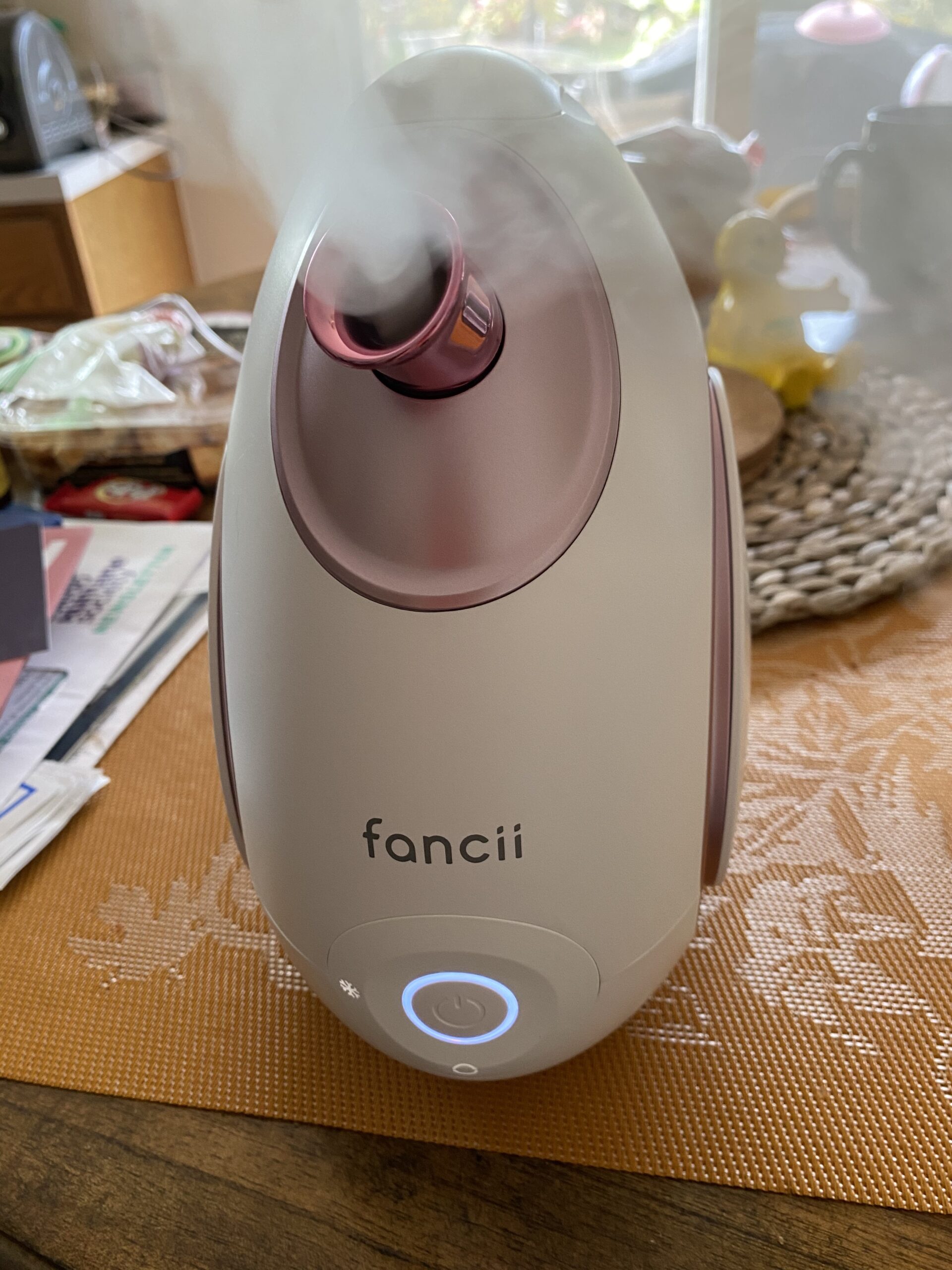 Fancii Nano Ionic Facial Steamer Hot & Cool with Aromatherapy and 6 Spa Settings - 30 Min Steam Time - Professional Home Face Sauna for Moisturizing & Pore Cleansing, Rivo customer photo 2
