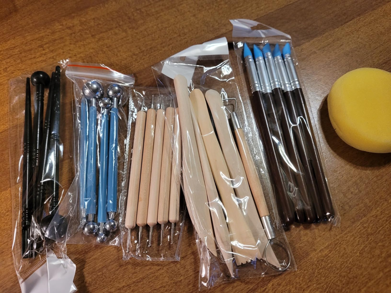 Luney Clay Tools Kit, 25 PCS Ceramics Polymer Clay Sculpting Modeling Pottery Tools Kit, Air Dry Clay for Adults, Pottery Craft, Dotting, Baking, Carving, Drawing, Molding, Modeling, Shaping customer photo 2