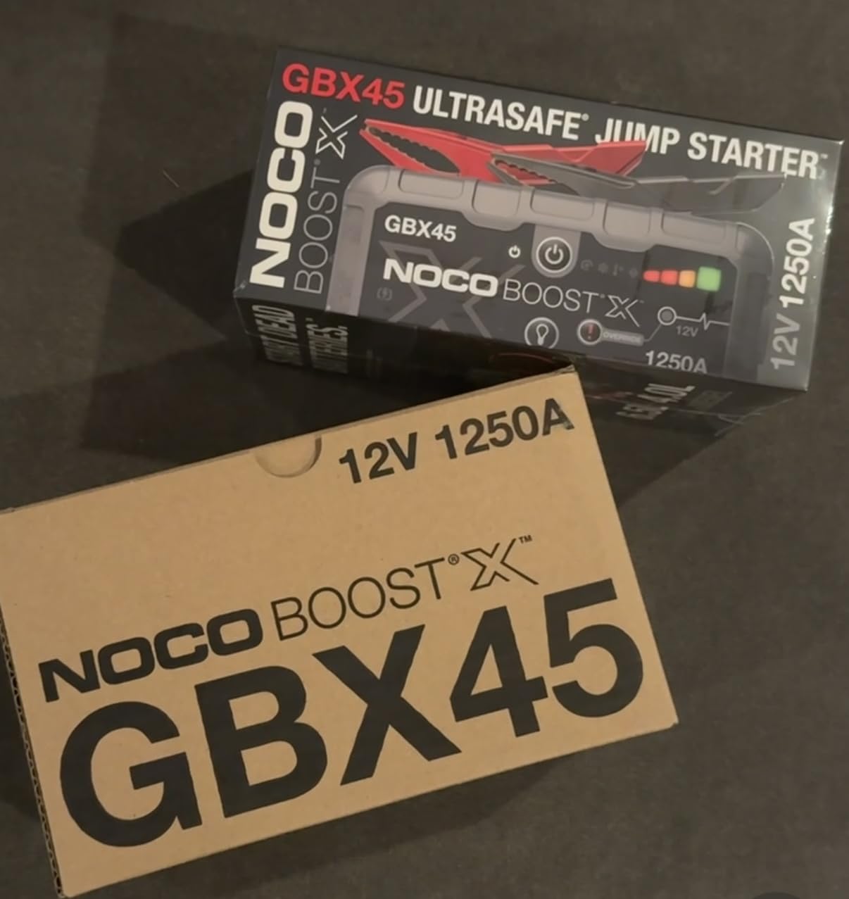 Boost X GBX45: 1250A UltraSafe Jump Starter - 12V Lithium Battery Booster Pack, Portable Jump Box, Power Bank & Jumper Cables - for 6.5L Gas and 4.0L Diesel Engines customer photo 1