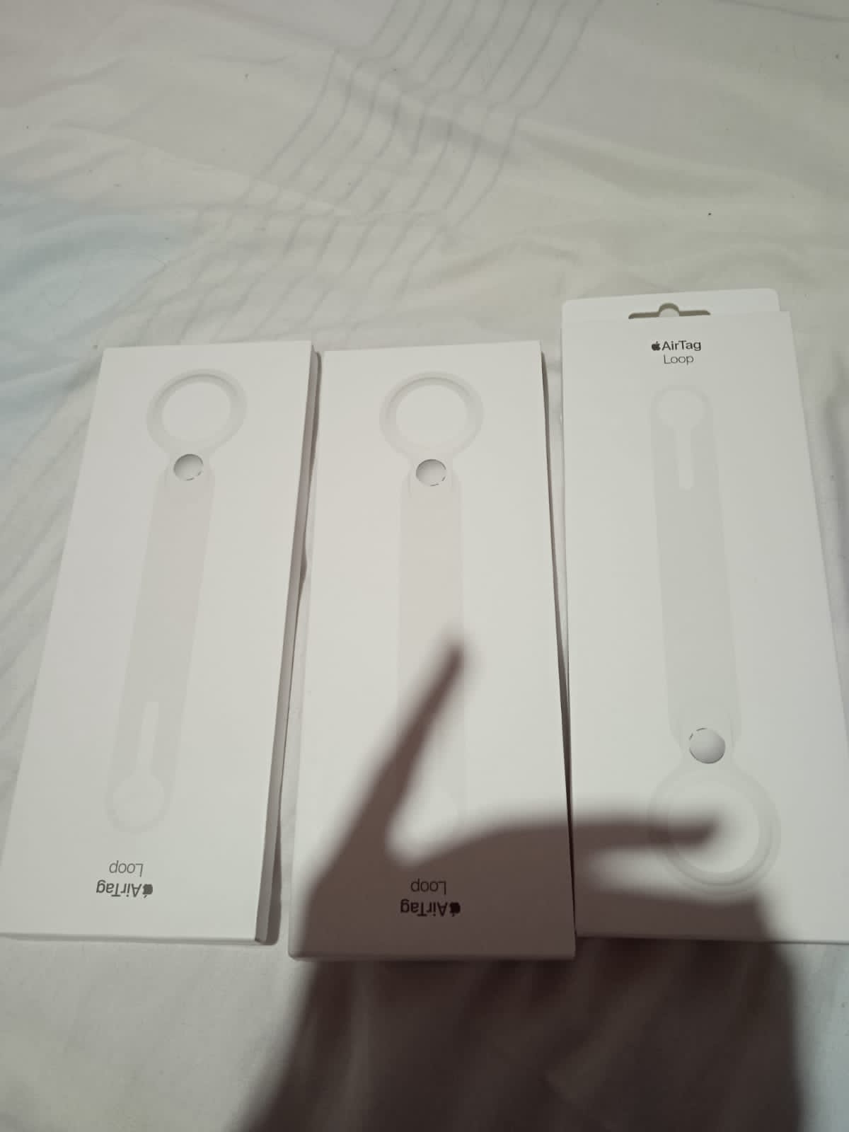 AirTag Loop Case - White customer photo 1