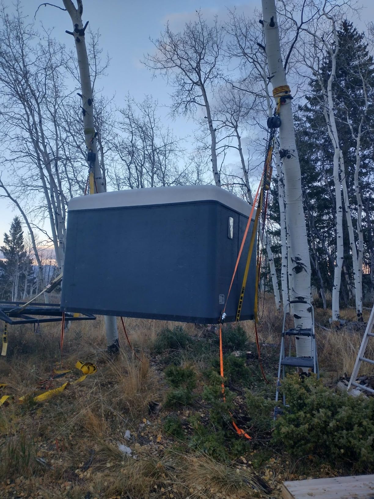 Manual Chain Hoist | 1 Ton/2000 lbs Capacity | 10' Lift | 2 Hooks | Manual Hand Lift Steel Chain Block Hoist (1T) customer photo 1