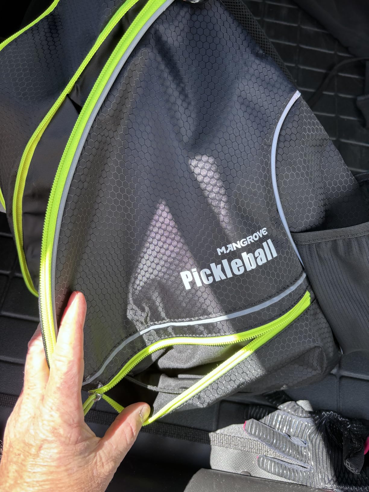 Mangrove Pickleball Bag, Men's & Women's Pickleball Backpack, Adjustable Sling Bag w/Fence Hook/Large Capacity/Safety Pocket customer photo 2
