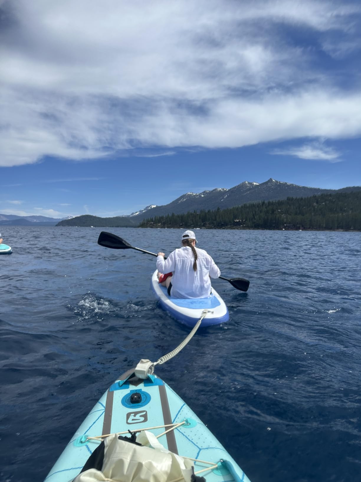 LBW SUP Paddle Board Paddle Stand up Paddleboard Paddles - 3-Piece or 4-Piece Floating Alloy Portable SUP Kayak Paddle Adjustable 2-Sided Paddle customer photo 1