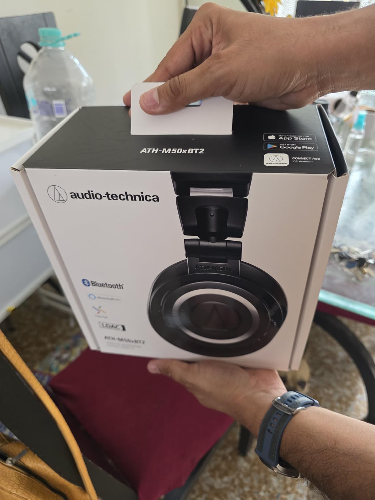 ATH-M50XBT2 Wireless Headphones, Black customer photo 1