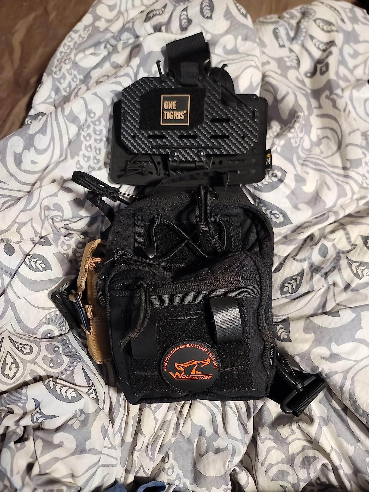 M-Tac Rigid MOLLE Organizer Panel - Tactical Hook & Loop Backpack Insert with Elastic Cords, Modular Admin Utility for EDC, Military, Outdoor customer photo 1