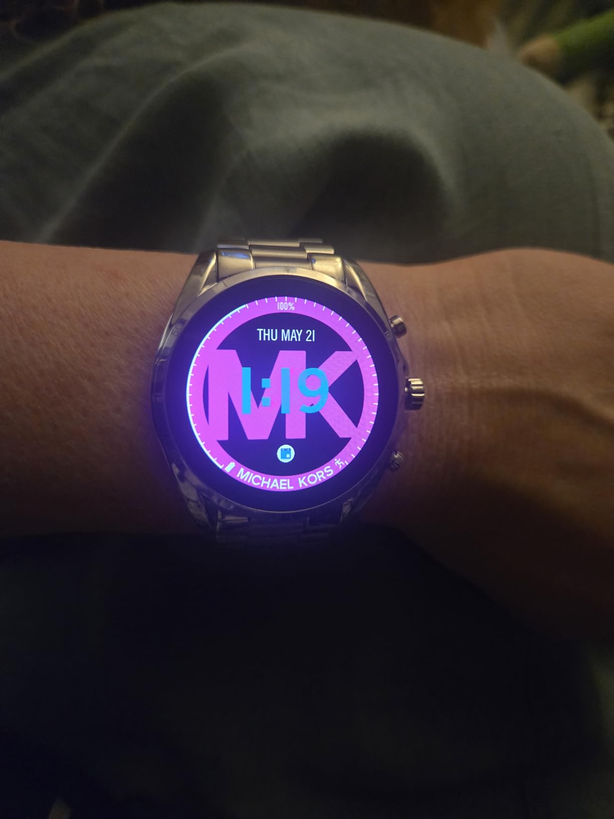 Michael Kors Gen 6 44mm Touchscreen Smart Watch with Alexa Built-in, Fitness Tracker, Sleep Tracker, GPS (Model: MKT5133V) customer photo 1
