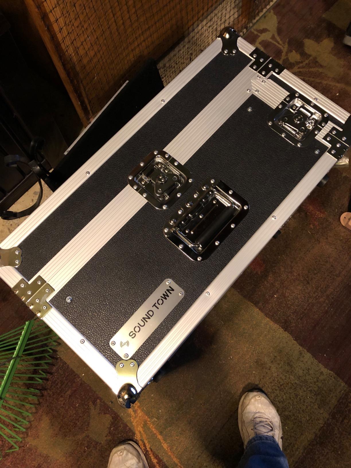 Sound Town 4U PA/DJ Rack/Road Case, 4-Space, with 21
