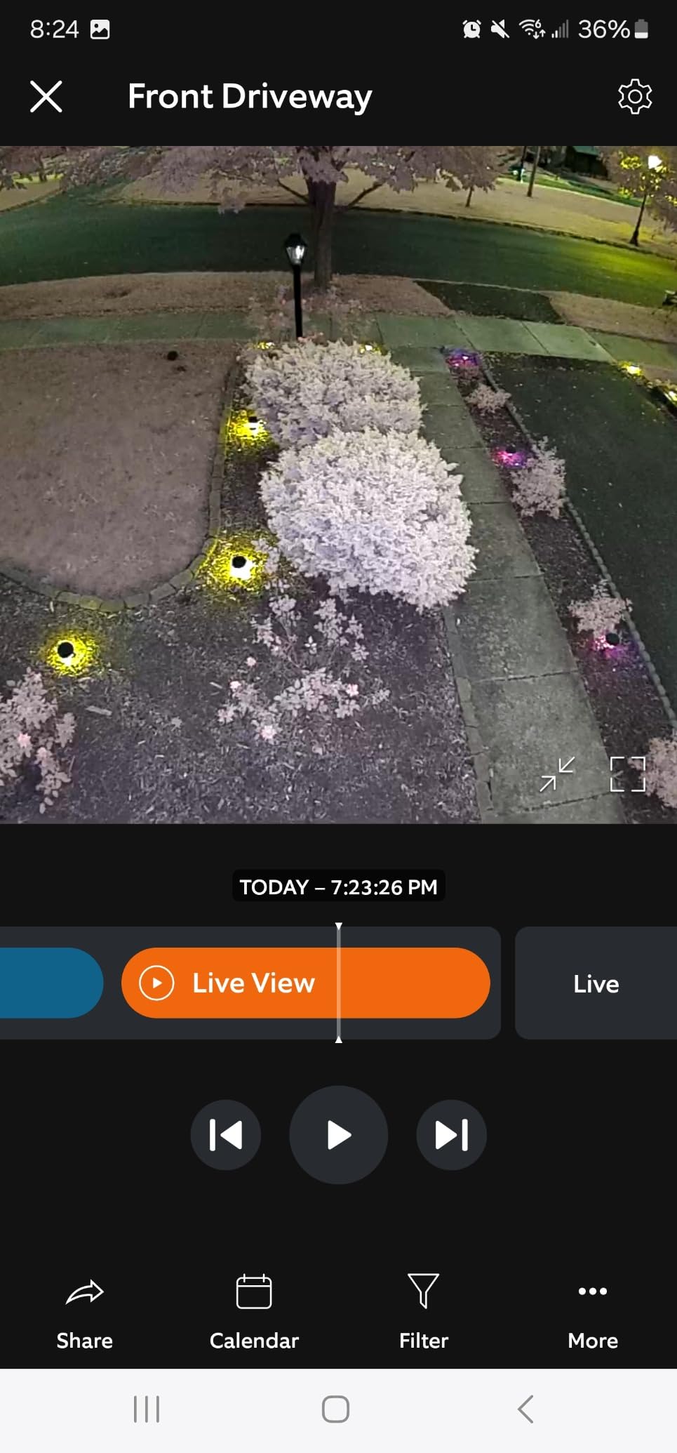 Ring Spotlight Cam Pro, Battery, Home or business security, Retinal 2K Video, Color Night Vision and Two-Way Talk with Audio+, White customer photo 1