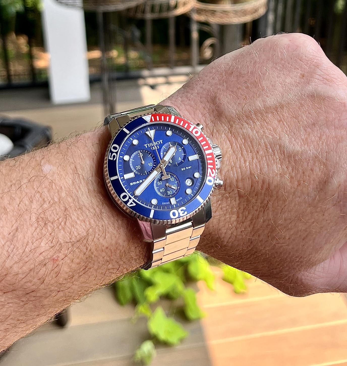 Tissot Men's Seastar 1000 Quartz Chronograph 316L Stainless Steel Case Swiss Quartz Watch T1204171104103 customer photo 1