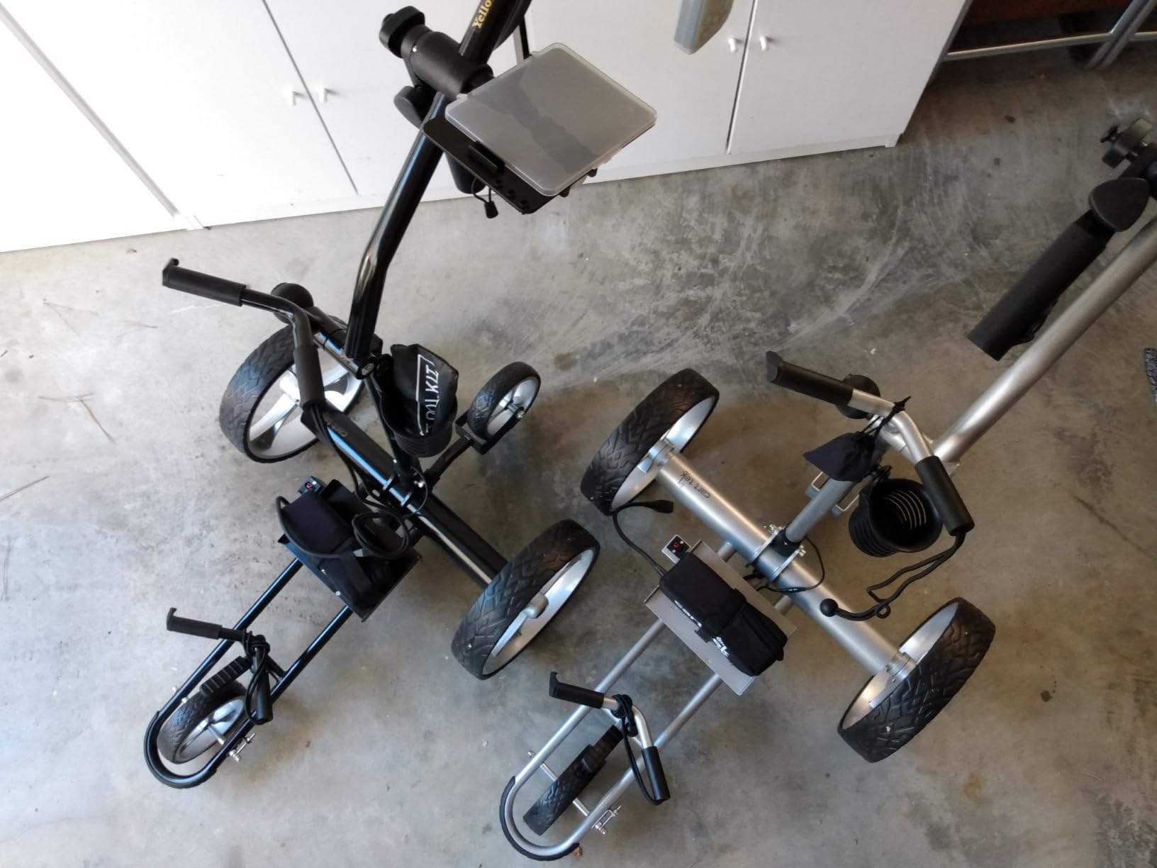 Cart-Tek Electric Golf Push Cart with Remote Control, Rugged Steel Frame, Dual Quiet Motors customer photo 1