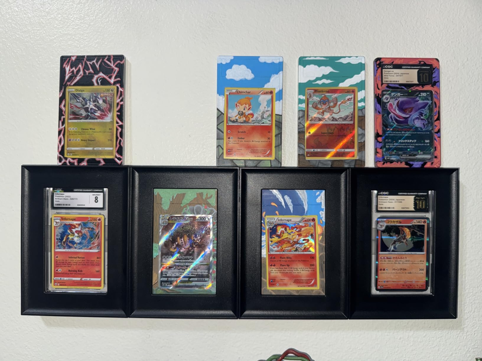 BCW Interlocking Card Frames - Black | Interlocking Frames Ideal for Collectibles, Trading Cards, and Memorabilia | Wall Display Frame (Standard Cards - 6 Pack) customer photo 2
