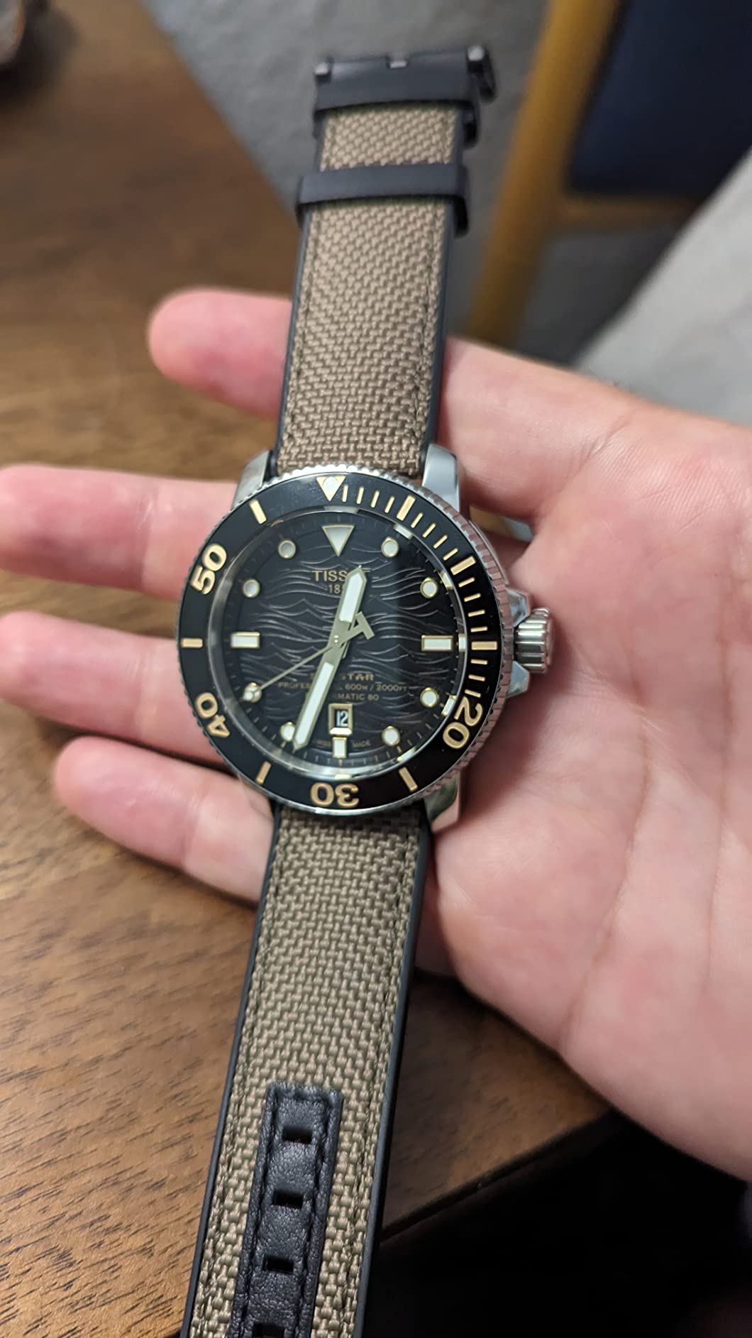 Tissot Men's Seastar 2000 Professional Powermatic 80 316L Stainless Steel Case Automatic Watch T1206071744101 customer photo 1