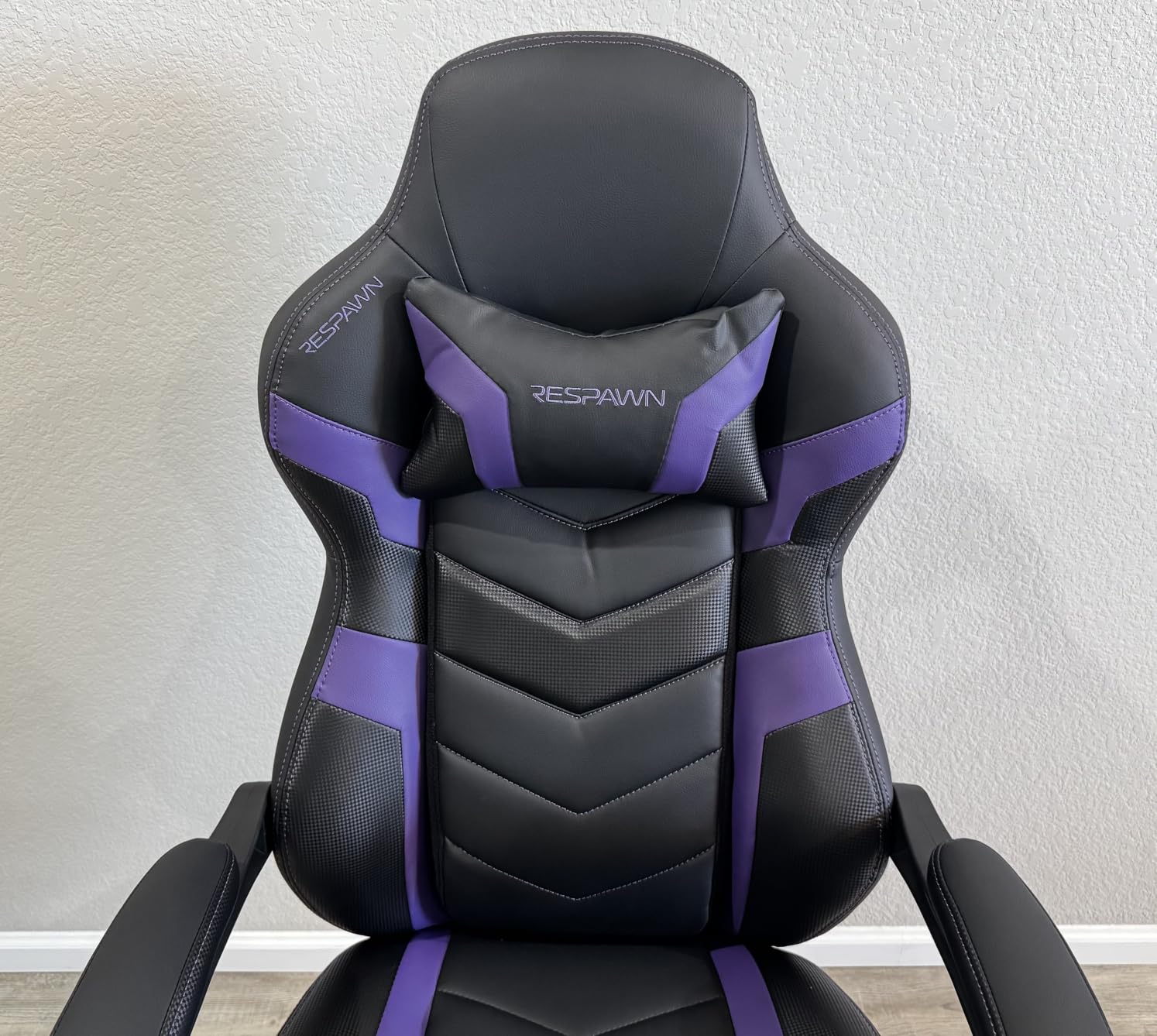 RESPAWN 110 Pro Ergonomic Gaming Chair with Footrest for Adults - Comfortable Office Gaming Recliner with Lumbar Support and Headrest, Racing Style Video Game Chairs for Computer Gamer - Black customer photo 2
