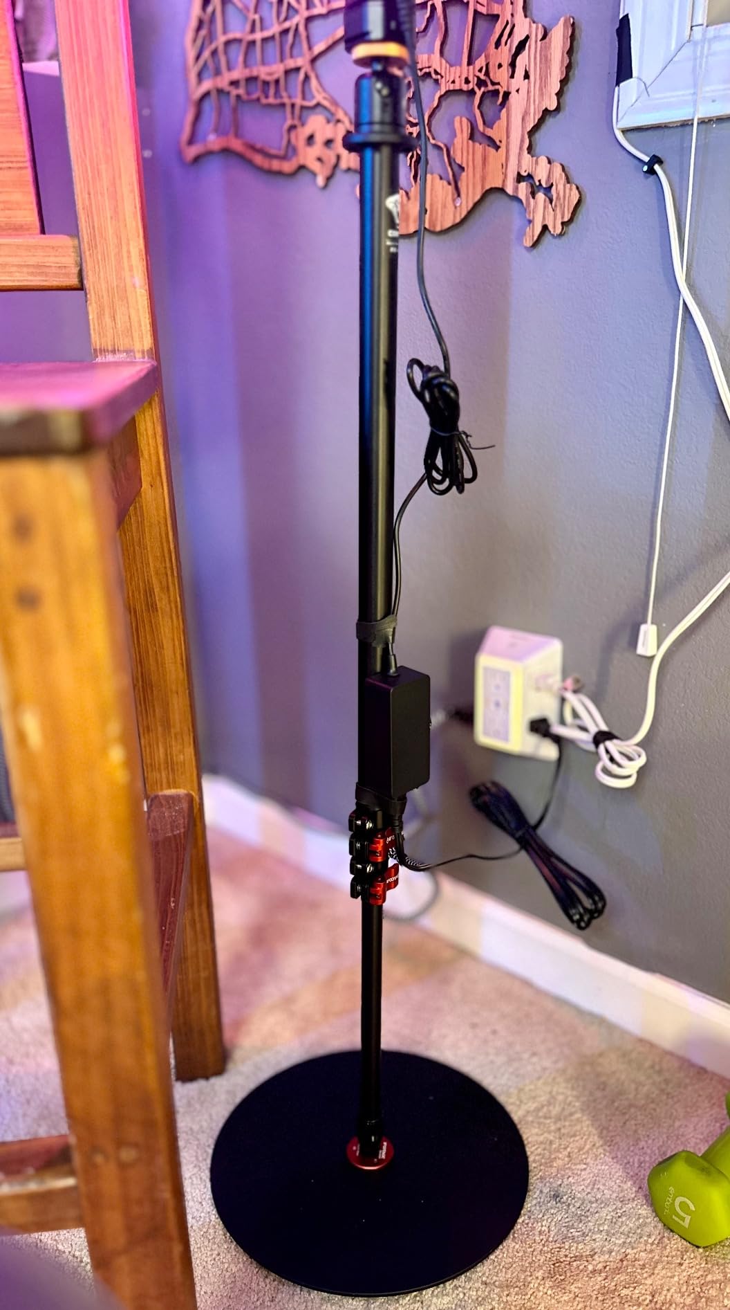IFOOTAGE Round Base Monopod A300, 60 Light Stand Aluminum Camera Floor Stand Tripod Alternative customer photo 2