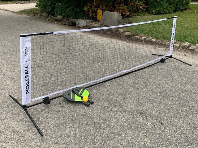 Badminton Net - Height Adjustable Volleyball Net for Junior Tennis, Soccer Tennis & Kids - Portable Driveway Pickleball Net for Indoor & Outdoor, 11ft/14ft/20ft Wide customer photo 2