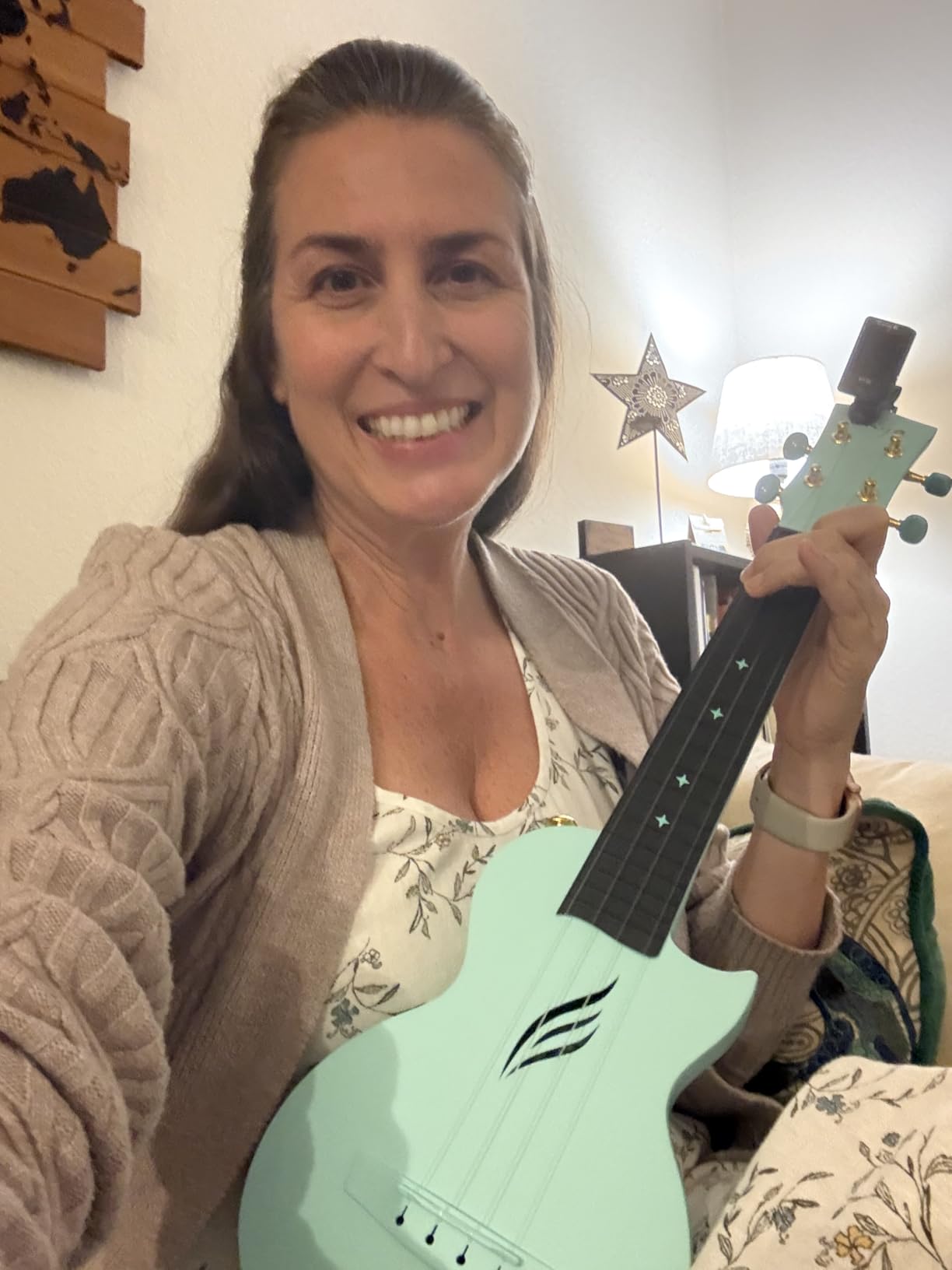 Enya Tenor Ukulele 26 Inch Carbon Fiber Cutaway Travel Ukelele for Adult with Beginner Bundle Kit Including Case, Strap, Capo and Strings (Nova U Pro Black) customer photo 1