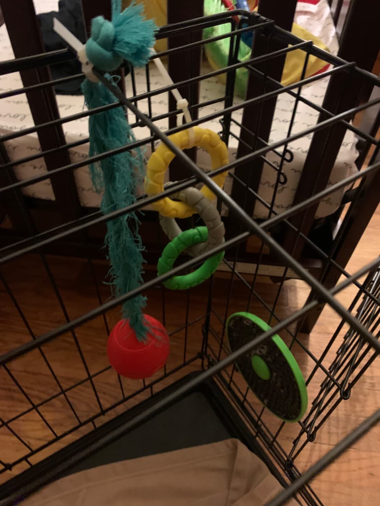 Fossa Interactive Dog Toys, Crate Training Aids for Puppies, Puzzle Treat Dispenser with Rope, Multifunctional Dog Toys customer photo 2