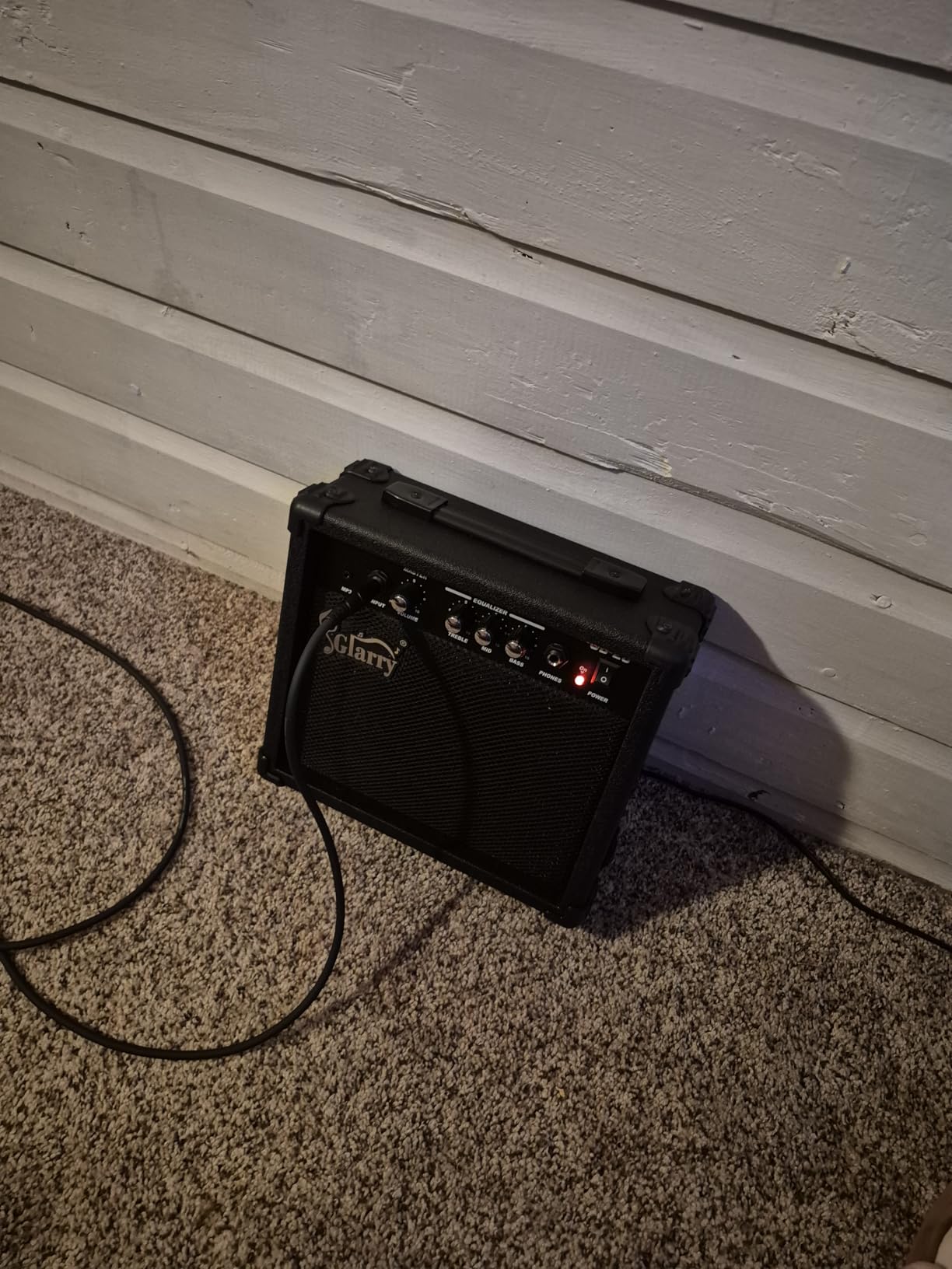 GLARRY Electric Bass Combo Amp, Portable Amp with Headphone MP3 Input, 20W Practice Bass Guitar Amplifier customer photo 1