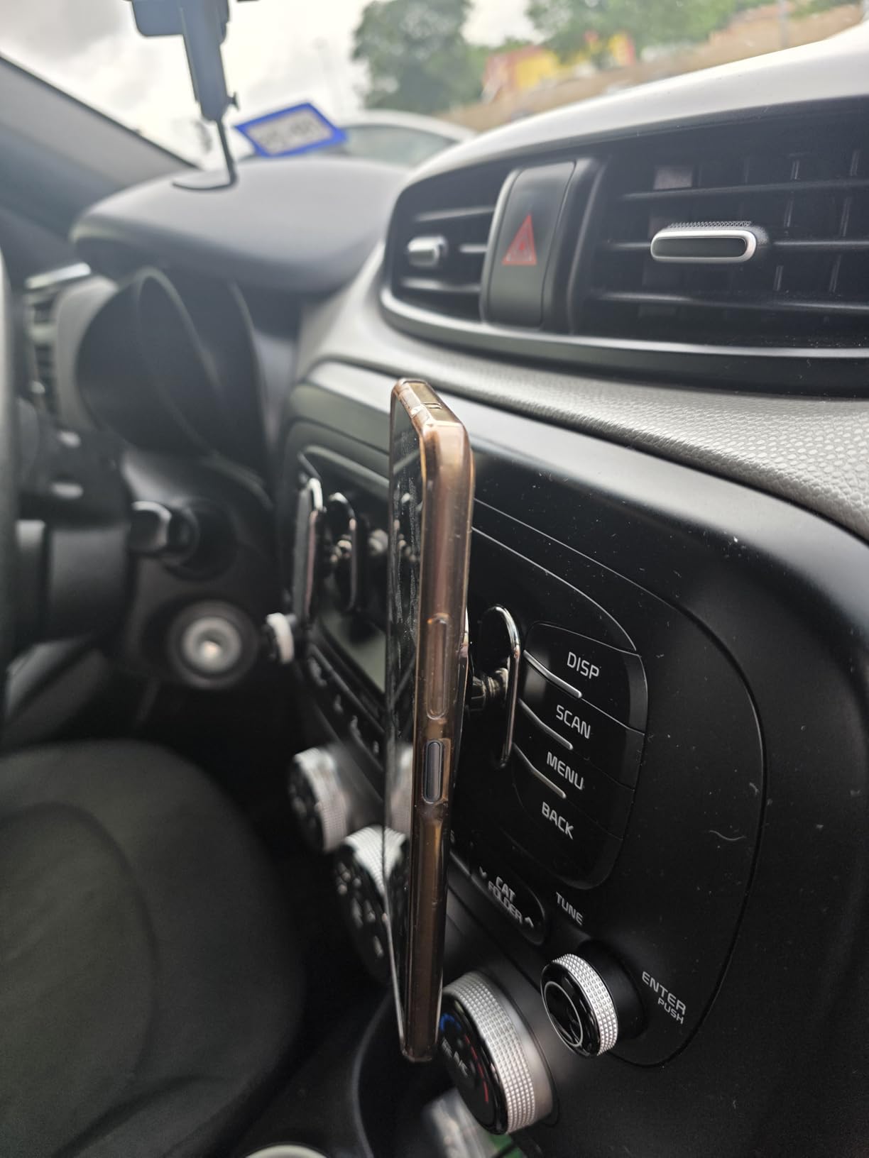 [2-Pack] Magnetic Phone Holder for Car Dash [Strong Magnet] Magnetic Car Phone Holder Mount [4 Plate] Phone Holders for Your Car Phone Mount for Car Dashboard Cell Phone Car Mount for iPhone Samsung customer photo 1