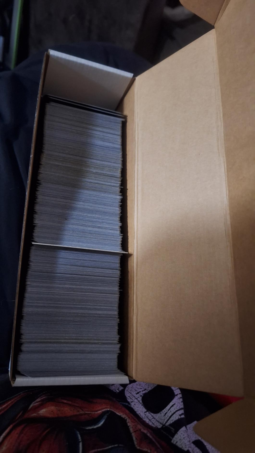 Fageverld Trading Card Storage Box, Mtg Storage Box with Dividers, Cardboard Collector Box for TCG, Baseball Sports Cards, 6 Count customer photo 1