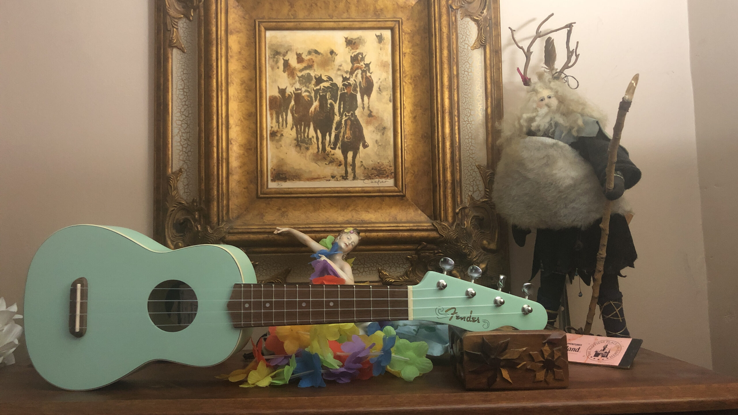 Fender Avalon Tenor Ukulele, Surf Green customer photo 1