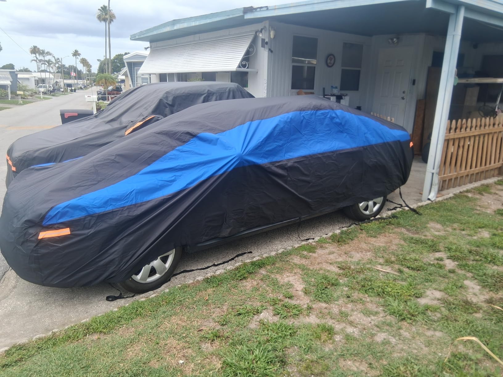 GUNHYI SUV Car Cover for Automobiles All Weather Waterproof, Universal Fit Ford Edge/Bronco, Chevrolet Equinox, Mazda CX-5, Hyundai Tucson, Volkswagen Tiguan, Volvo XC60 etc. customer photo 1