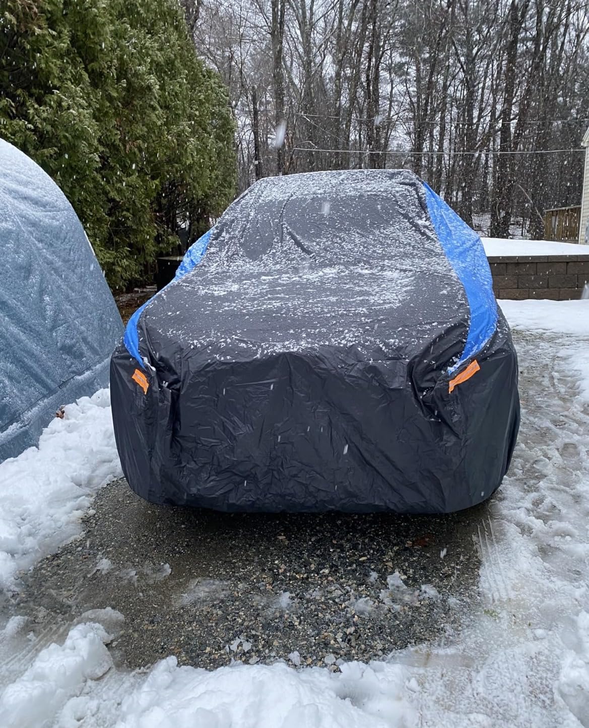GUNHYI SUV Car Cover for Automobiles All Weather Waterproof, Universal Fit Ford Edge/Bronco, Chevrolet Equinox, Mazda CX-5, Hyundai Tucson, Volkswagen Tiguan, Volvo XC60 etc. customer photo 2