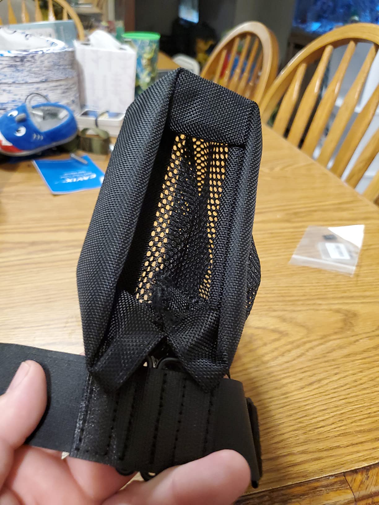 CVLIFE Brass Shell Catcher Cartridge Collector Mesh Heat Resistant Padded Mesh Brass Casing Catcher with Zippered Bottom Quick Release Brass Catcher customer photo 2