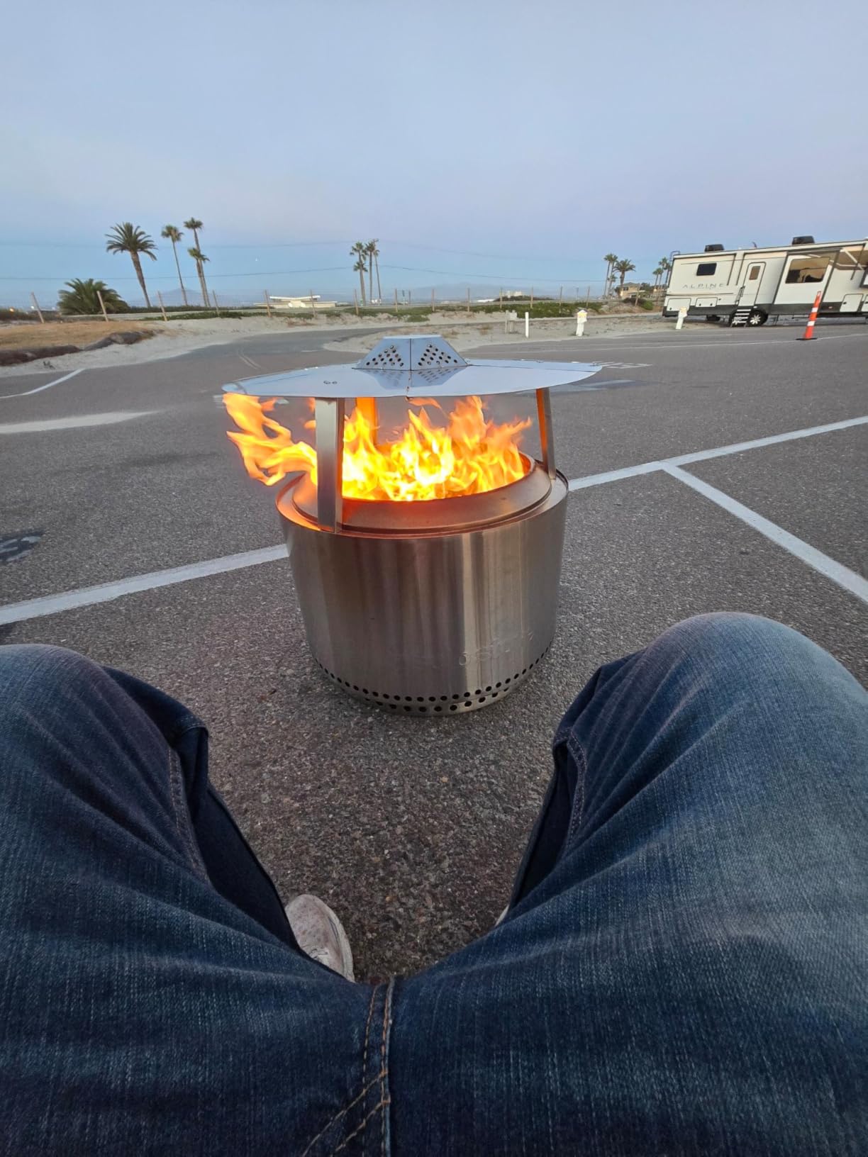 Solo Stove Yukon 27 Inch Smokeless Fire Pit with Removable Ash Pan - Wood Burning Portable Stainless Steel Outdoor Fireplace customer photo 1