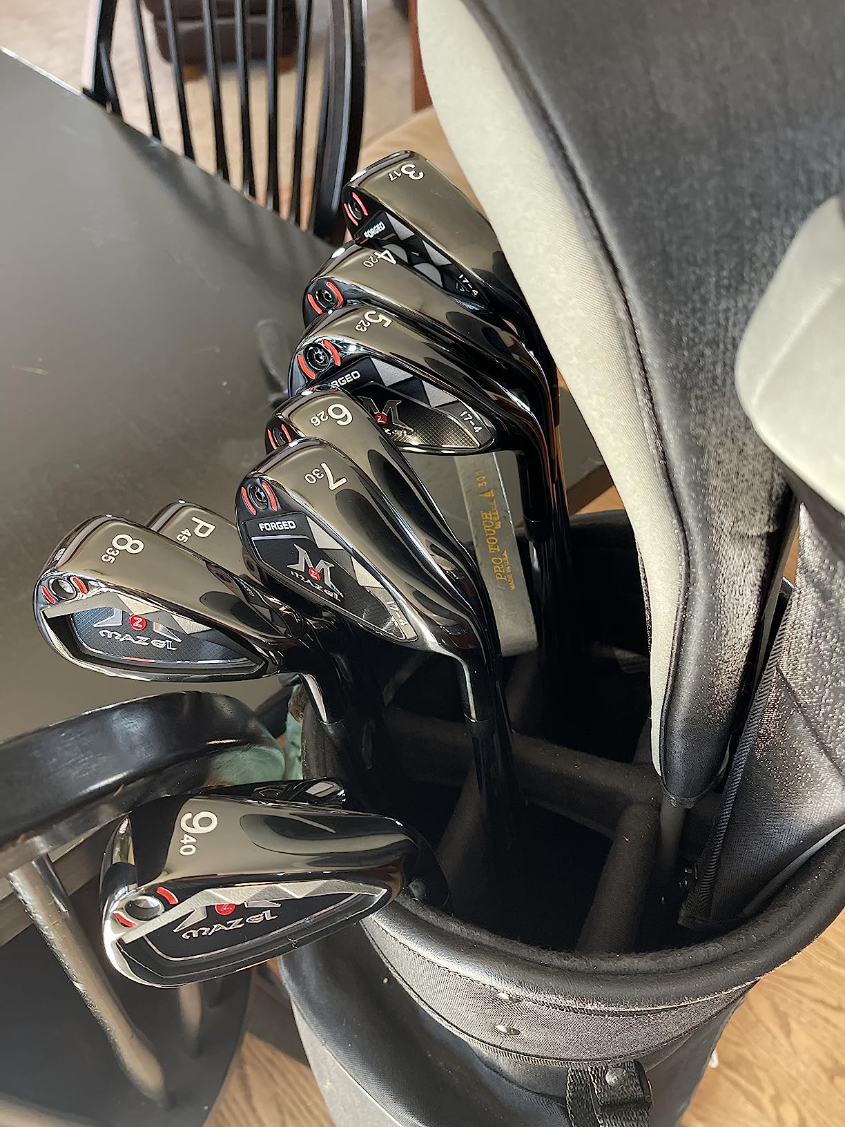 MAZEL Men Golf Iron Set (9PCS) 1-9, PW, SW with Steel Shafts for Right Handed Golfers customer photo 1