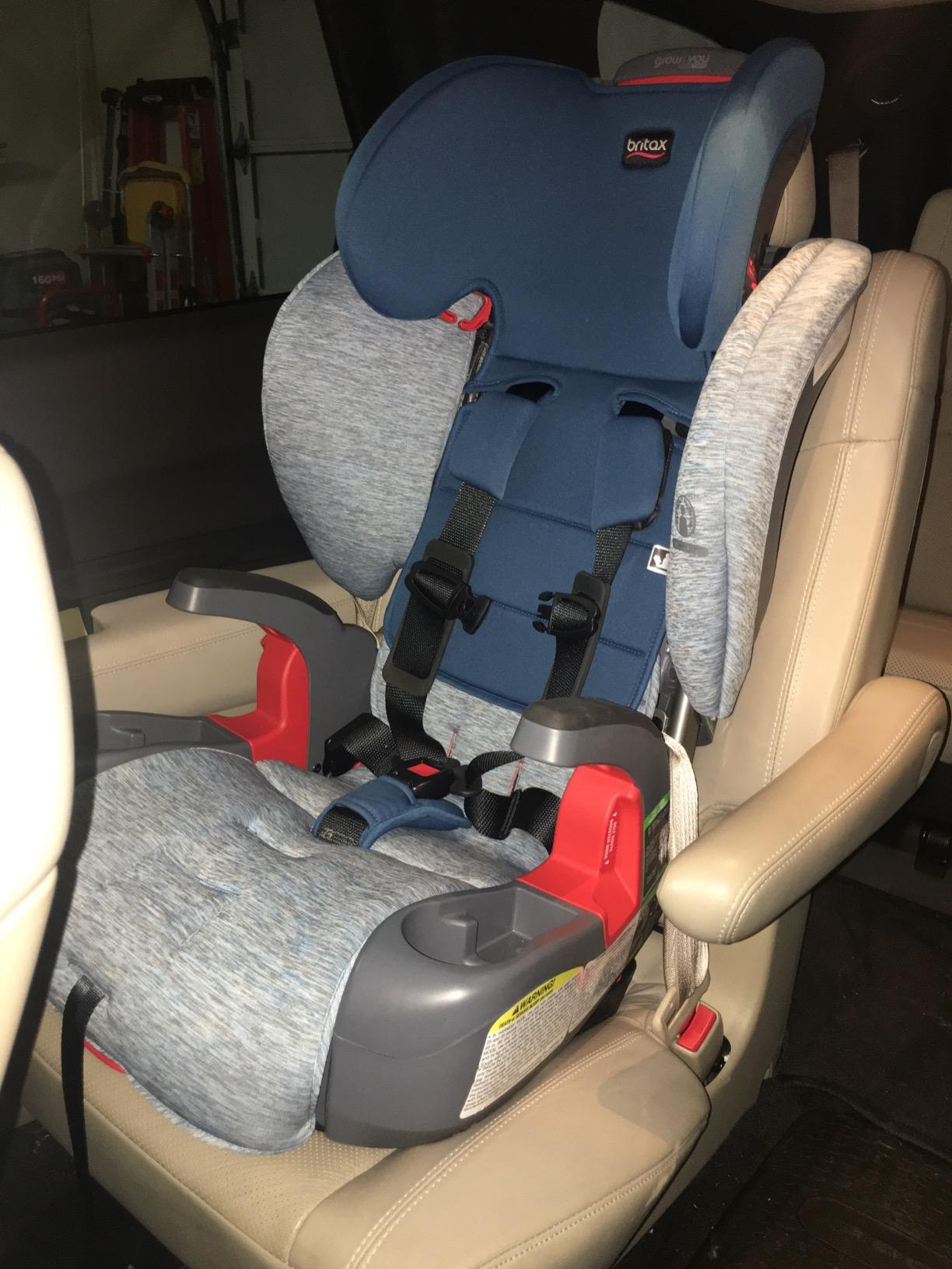 Britax Grow with You ClickTight Harness-2-Booster Car Seat, 2-in-1 High Back Booster, Black Contour customer photo 2