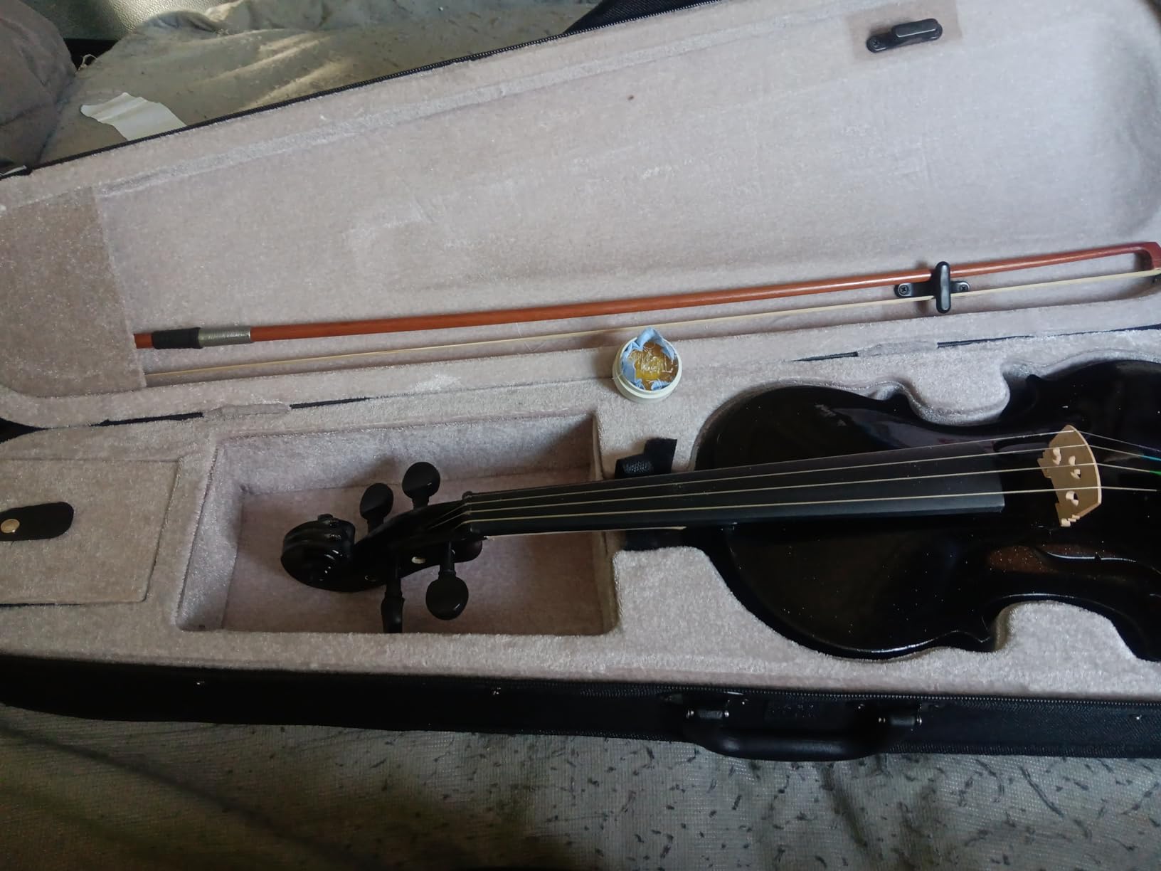 Ktaxon Violin for Beginners Students, Acoustic Violins 4/4, Full Size Fiddle Kit with Case, Bow, Rosin, Adult Teens Learners Age 11+ (Natural) customer photo 1