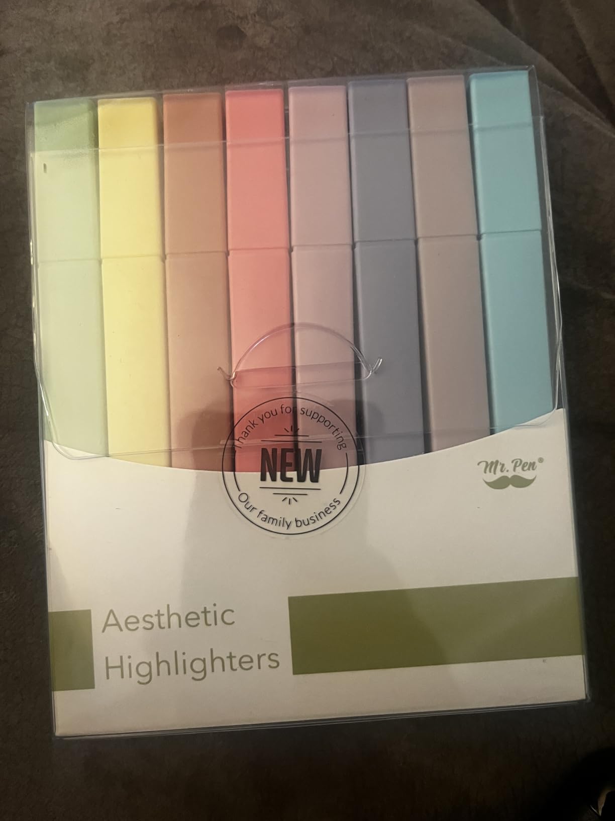 Mr. Pen- Aesthetic Highlighters No Bleed, 8 Pack, Boho Colors, Chisel Tip, Cute Highlighters Assorted Colors for Journaling, Highlighting, Underlining, Fast Dry, Back to School Supplies customer photo 1