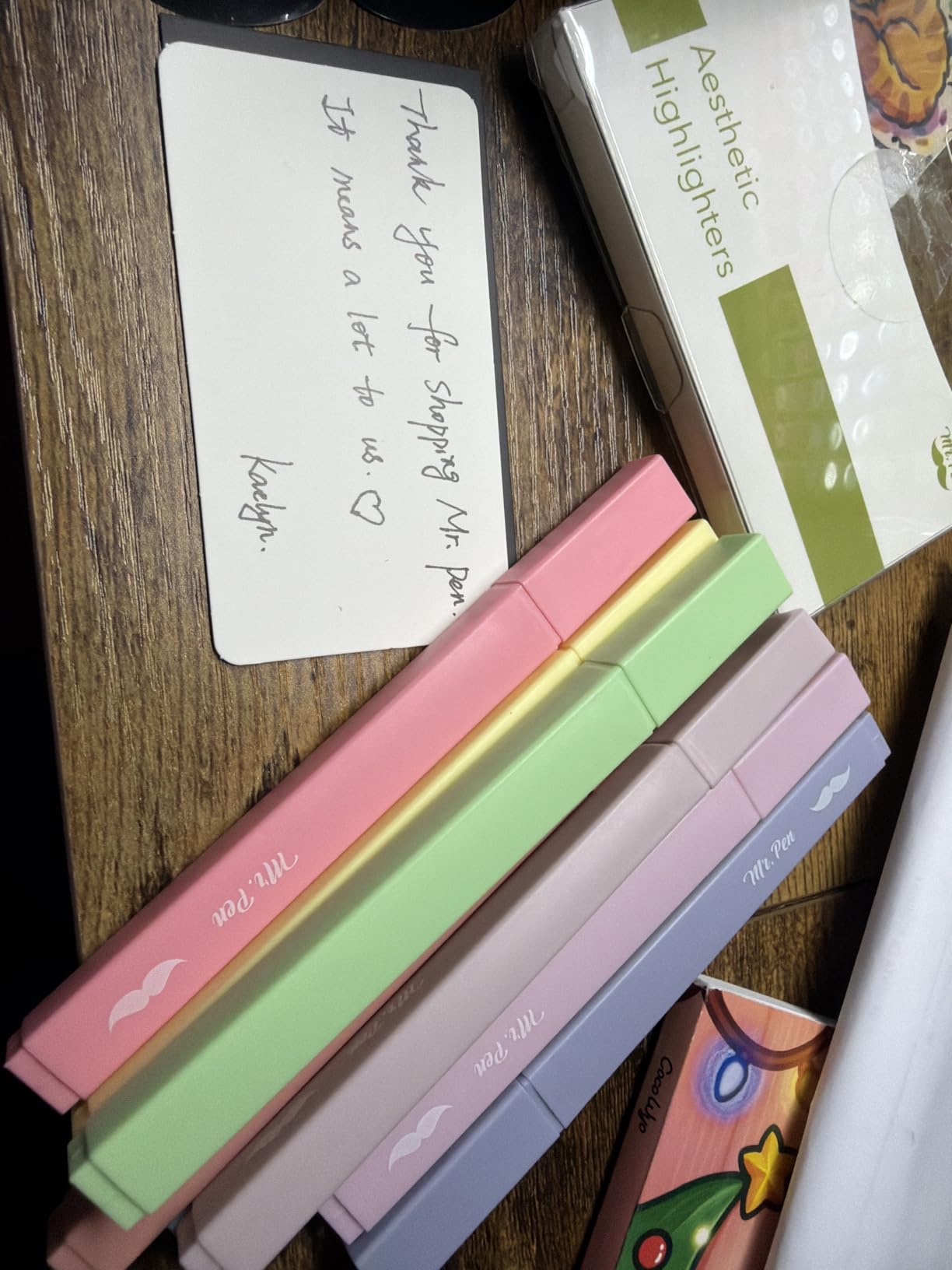 Mr. Pen- Aesthetic Highlighters No Bleed, 8 Pack, Boho Colors, Chisel Tip, Cute Highlighters Assorted Colors for Journaling, Highlighting, Underlining, Fast Dry, Back to School Supplies customer photo 2