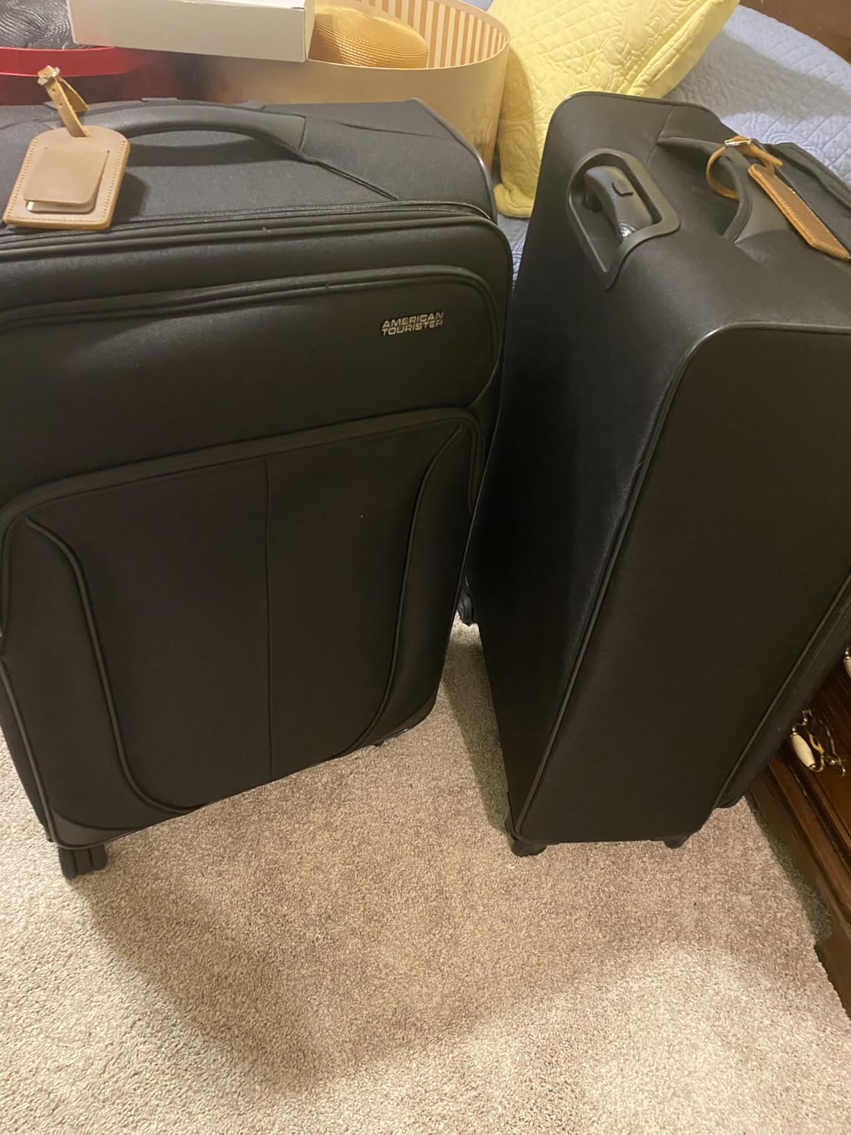 American Tourister 4 KIX 2.0 Softside Expandable Luggage with Spinners, Black, 3PC (CO/MED/LG) customer photo 1