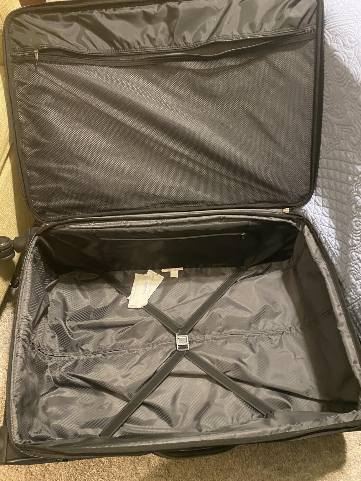 American Tourister 4 KIX 2.0 Softside Expandable Luggage with Spinners, Black, 3PC (CO/MED/LG) customer photo 2