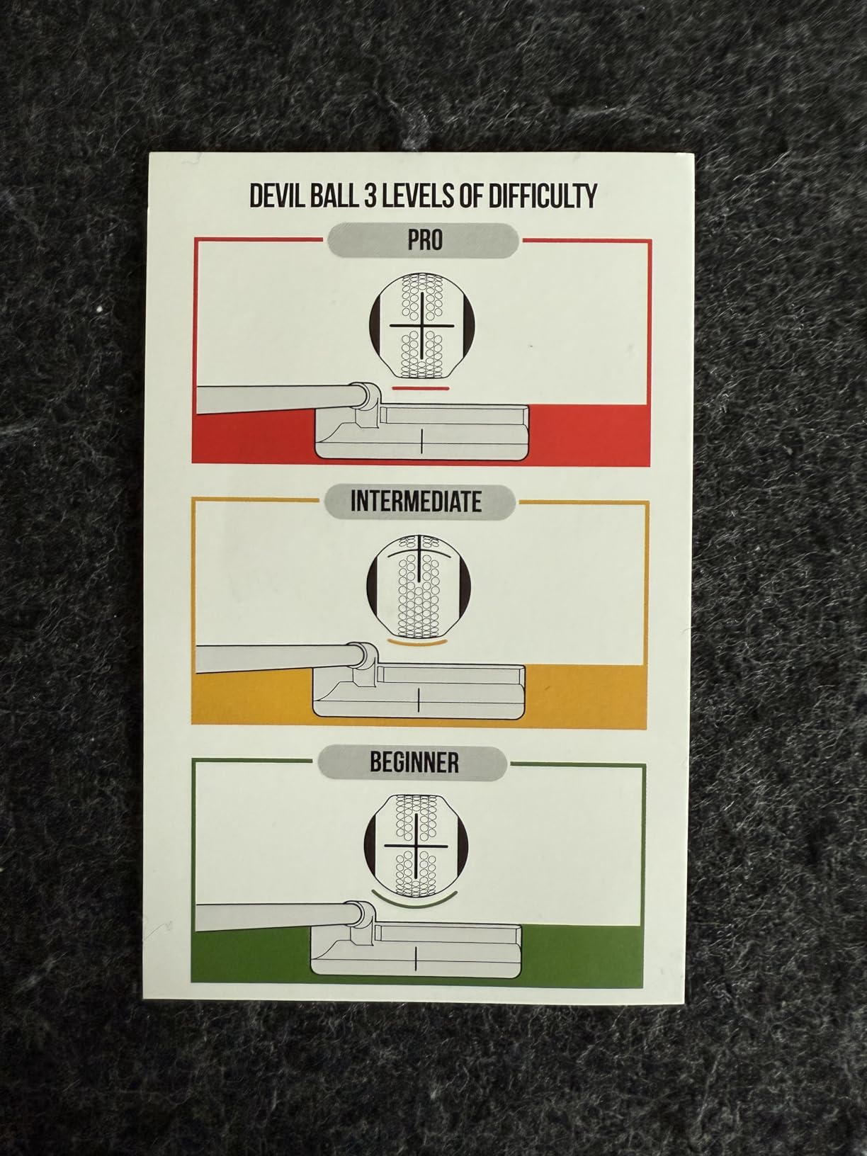 PuttOUT Devil Ball Face Angle Trainer - Perfect Your Putting customer photo 2
