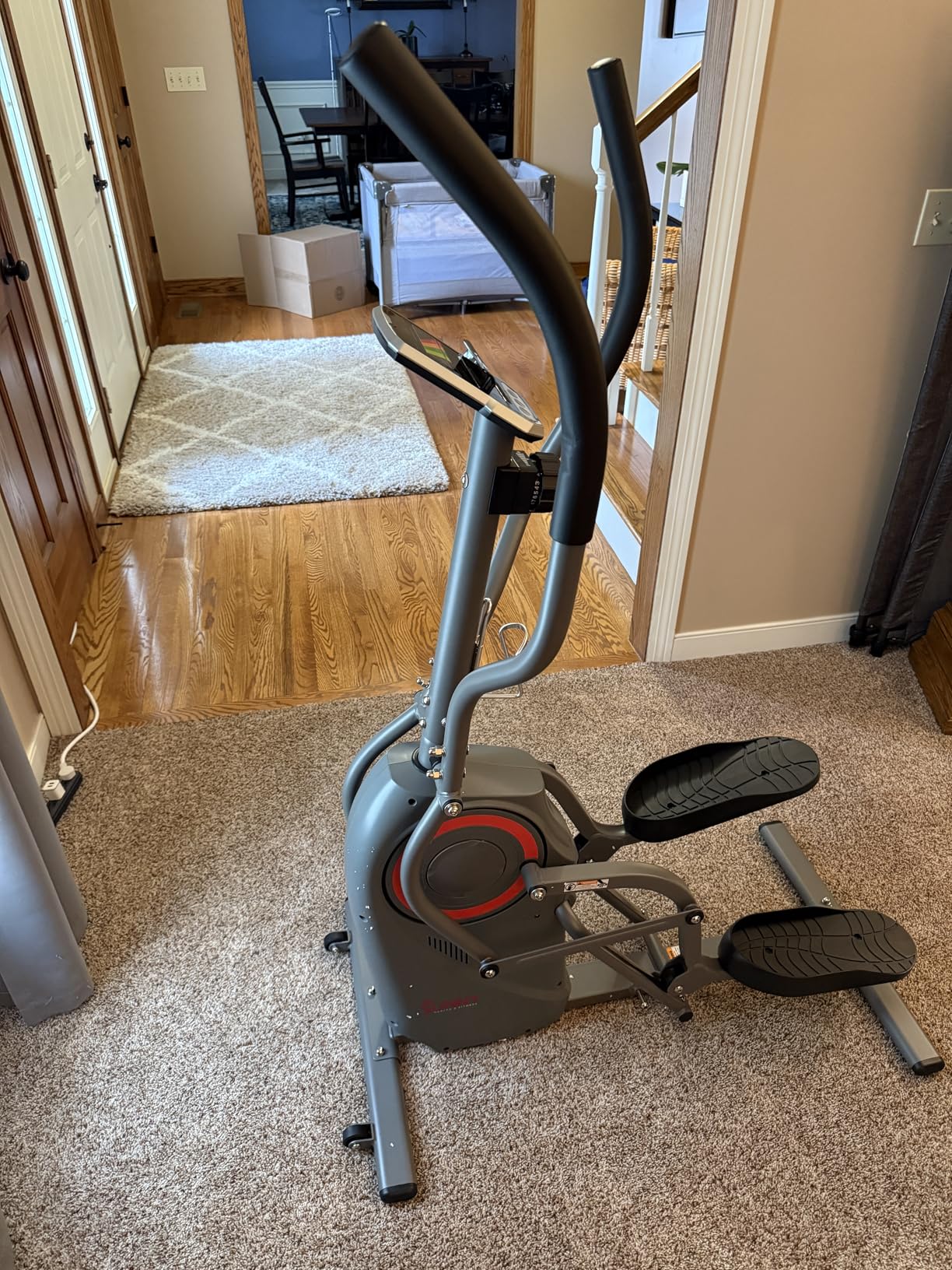 Sunny Health & Fitness Elliptical Exercise Machine Cross Trainer with Extended Stride Length & Exclusive SunnyFit App Enhanced Bluetooth Connectivity customer photo 2