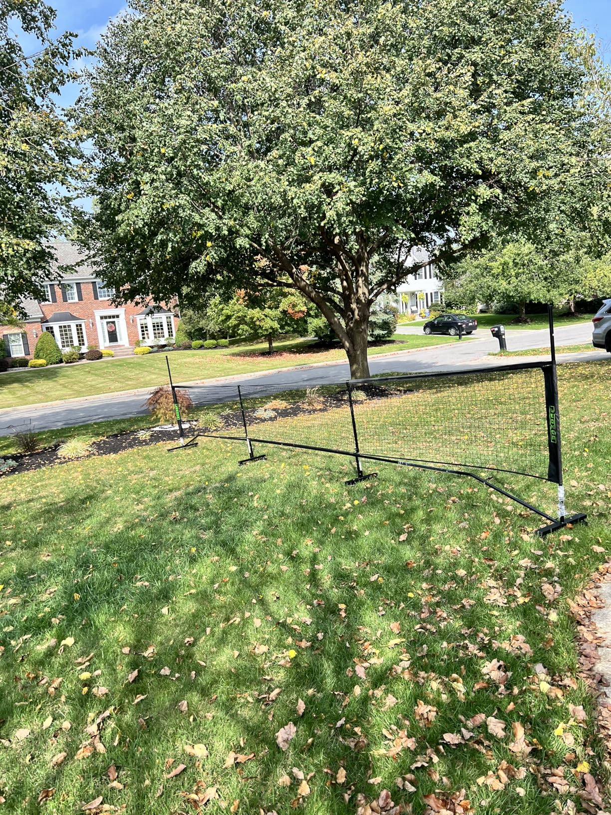 6 in 1 - Multi Sport Net - Pickleball Net, Badminton Net, Tennis Net, Outdoor Volleyball Net for Backyard - Regulation Size 22ft & Half Court 11ft - Patented Portable Pickleball Net & Driveway Nets customer photo 1