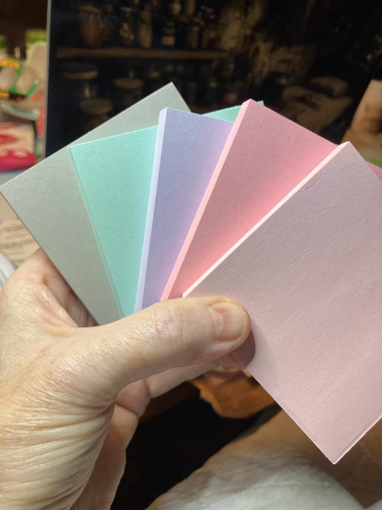 Post-it 100% Recycled Paper Super Sticky Notes, 3 in. x 3 in., 5 Pads, 70 Sheets per Pad, Wanderlust Pastels, Back to School Supplies and Office Products customer photo 1
