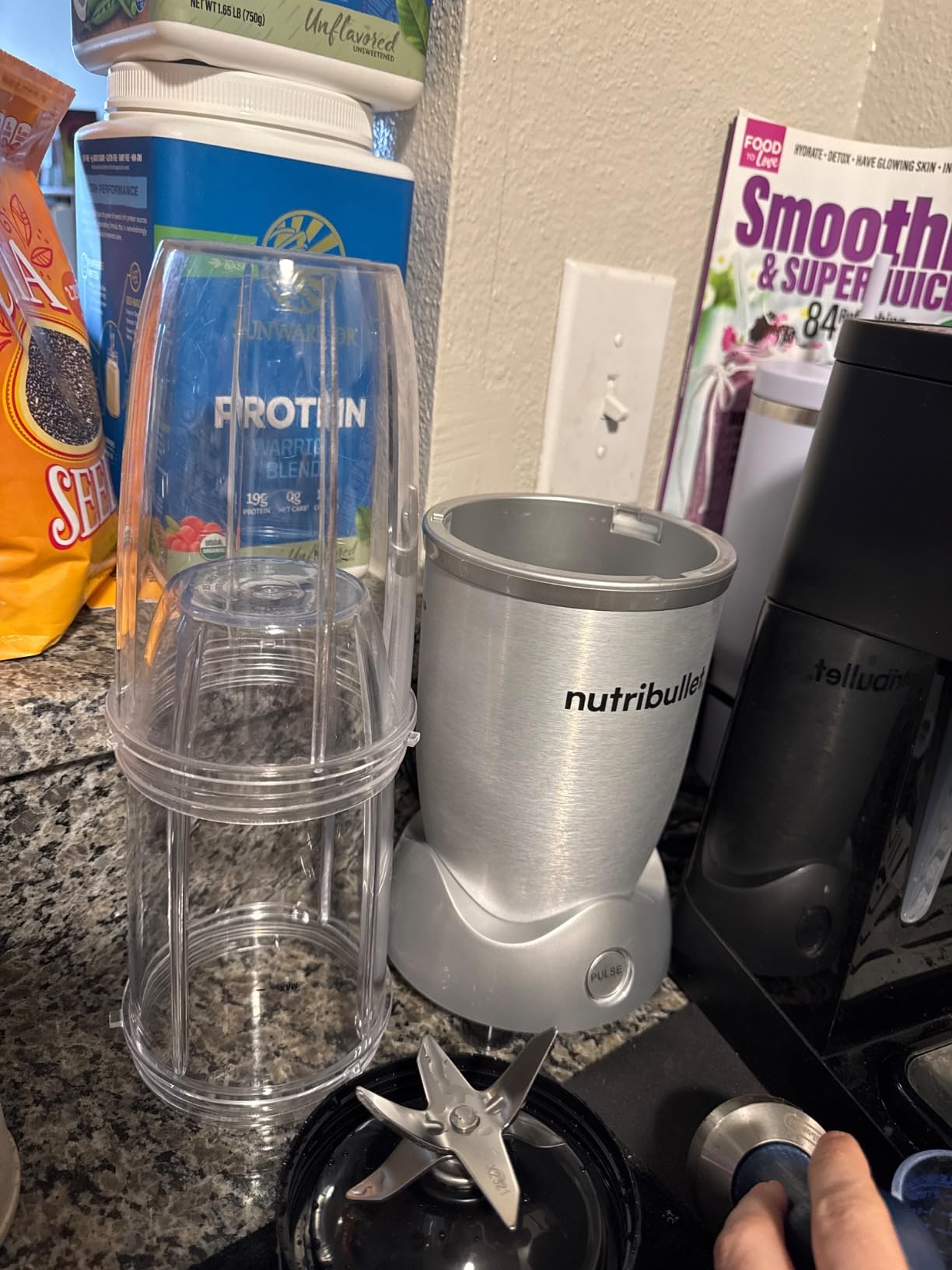nutribullet Pro+ 1200 Watt Personal Blender with Pulse Function, Matte Black customer photo 1