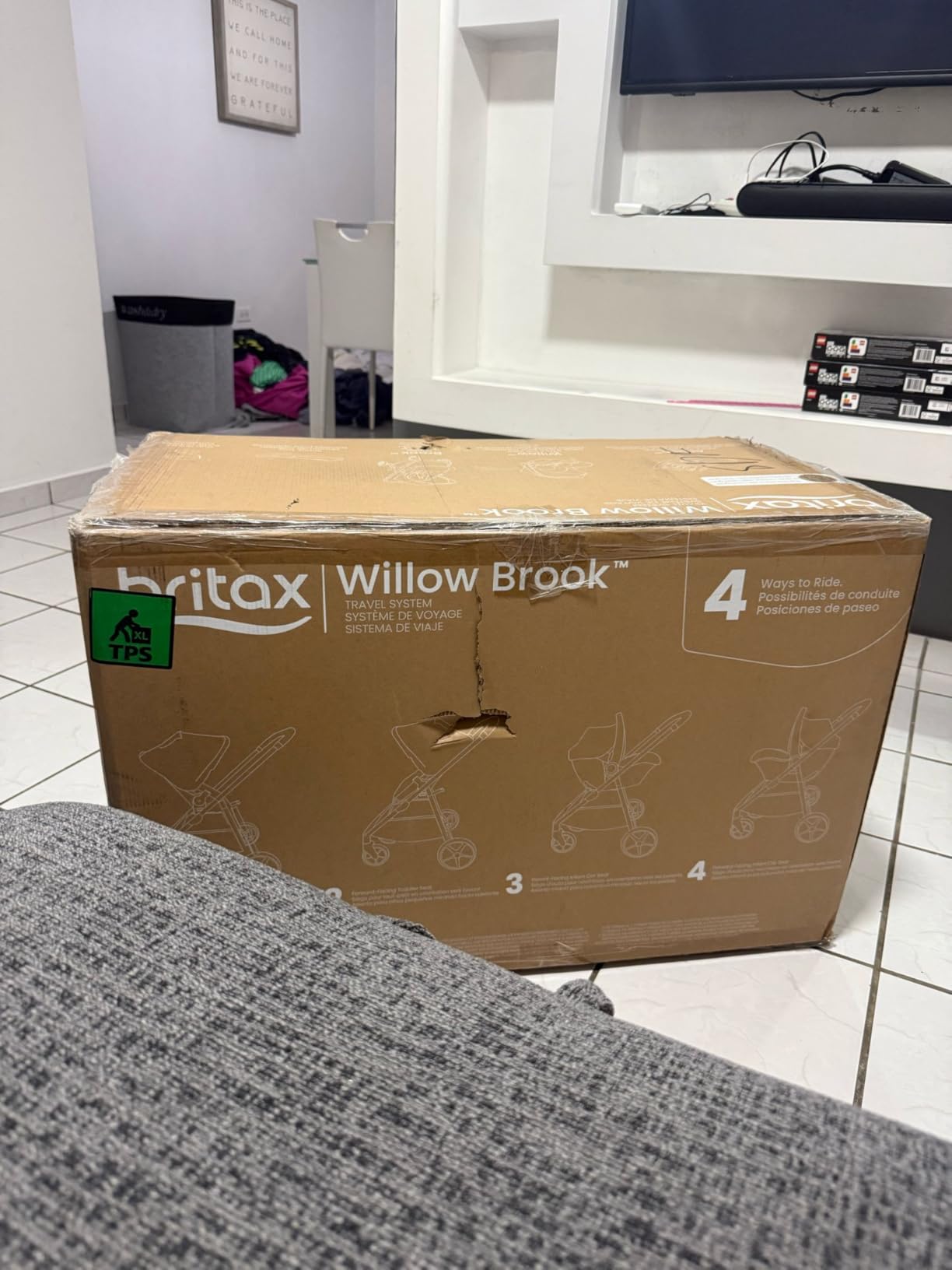 Britax Willow Brook Travel System, Infant Car Seat Stroller Combo with Willow Infant Car Seat and Brook Stroller - Graphite Glacier customer photo 2